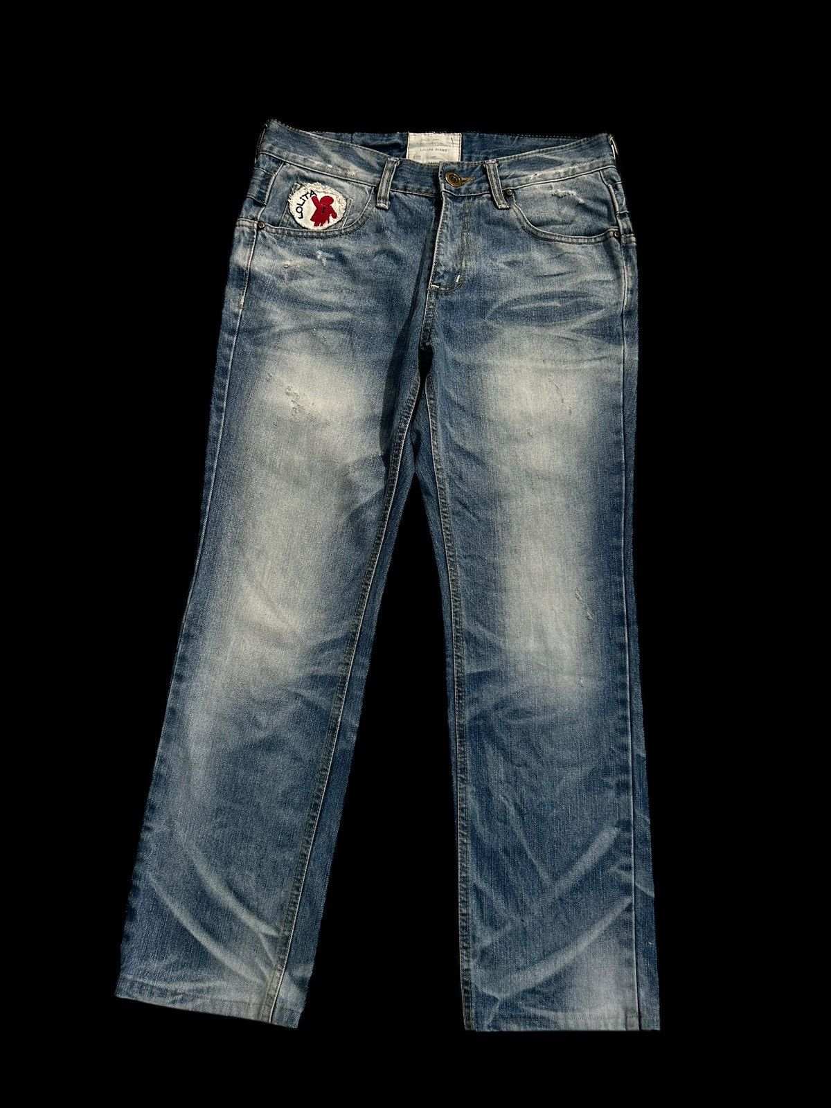 Japanese Brand × Kapital × Vintage Double Waist Lolita Japanese Punk Style Denim Jeans Size US 32 / EU 48 - 4 Thumbnail
