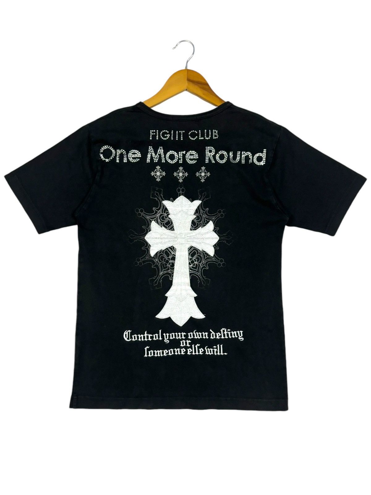 14th Addiction Chrome Hearts-inspired Japanese Brand Cross Punk Tees Size US S / EU 44-46 / 1 - 1 Thumbnail