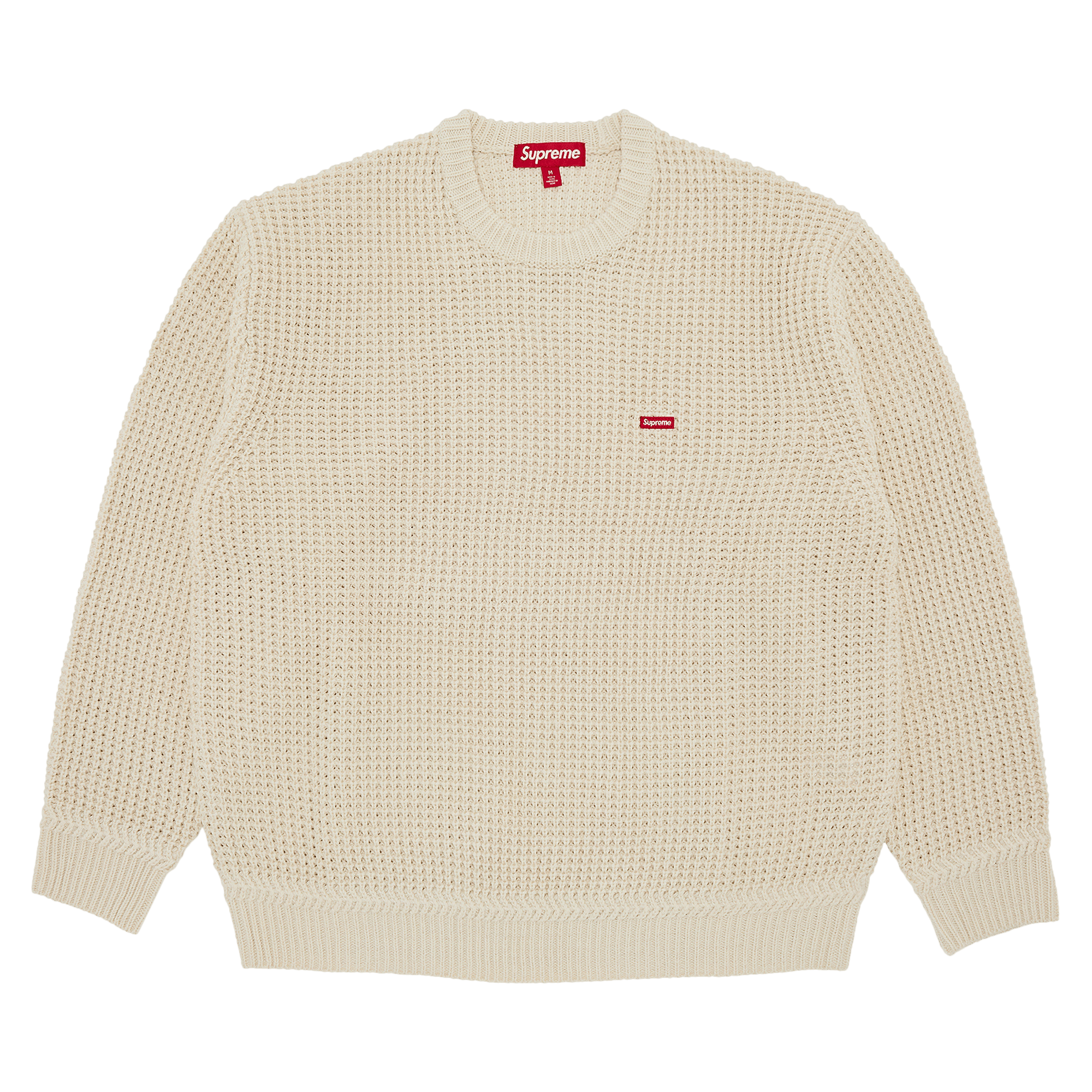 Supreme Supreme Waffle Small Box Sweater Stone | Grailed