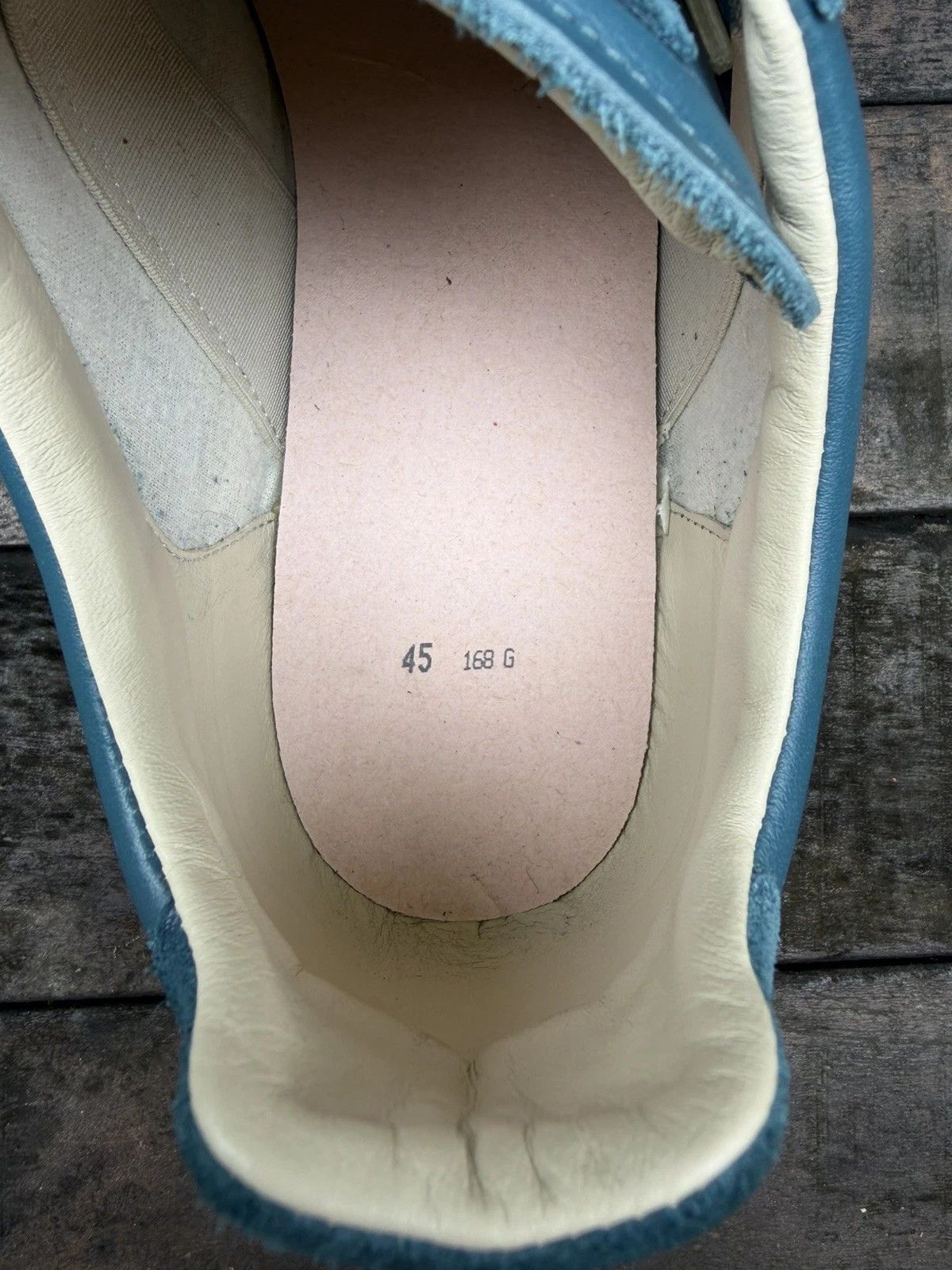 Maison Margiela Maison Margiela Replica GAT Blue 12 45 Low Tops Gum Size US 12 / EU 45 - 6 Thumbnail