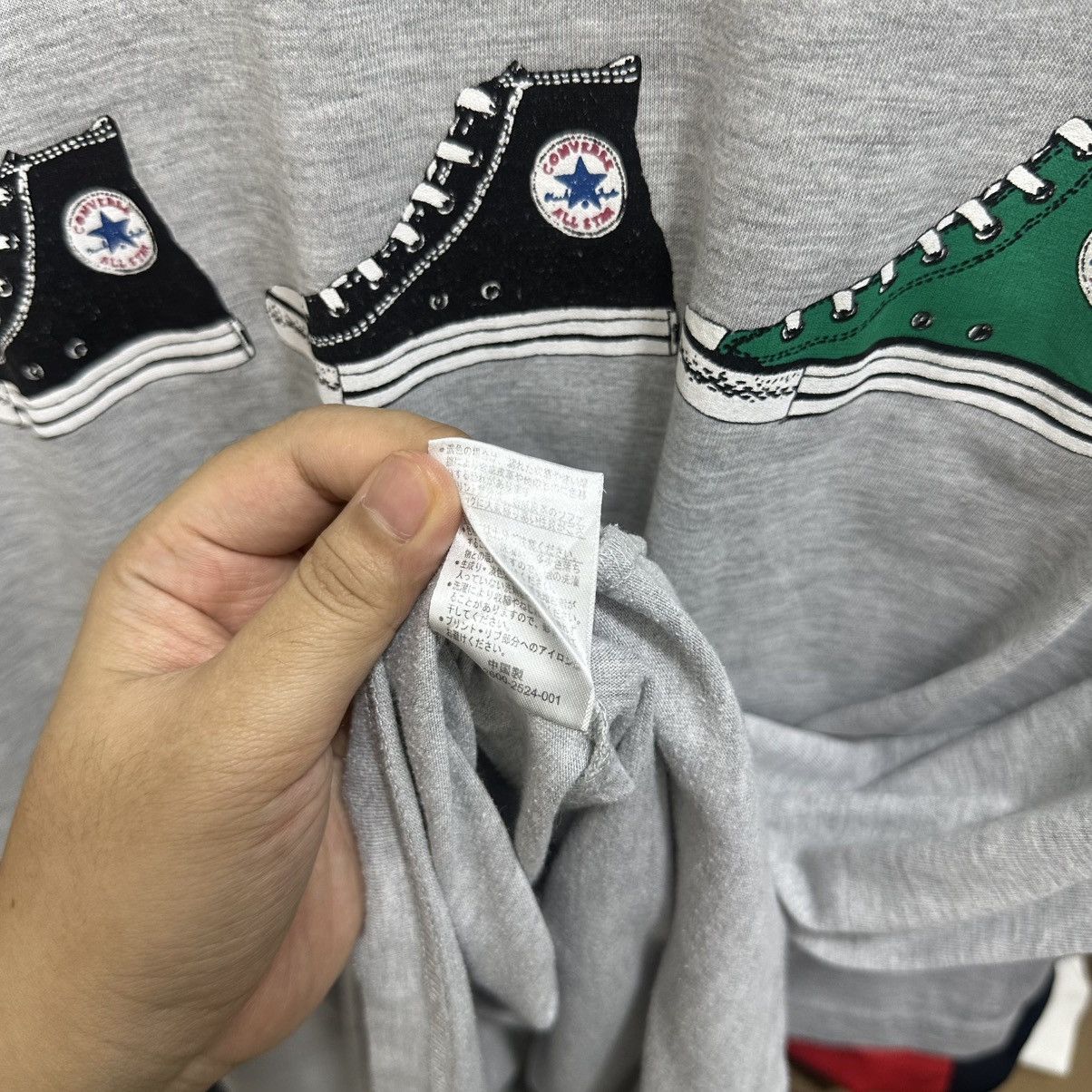 Converse × Vintage Rare Converse High Cut Tees Size US XXL / EU 58 / 5 - 5 Thumbnail