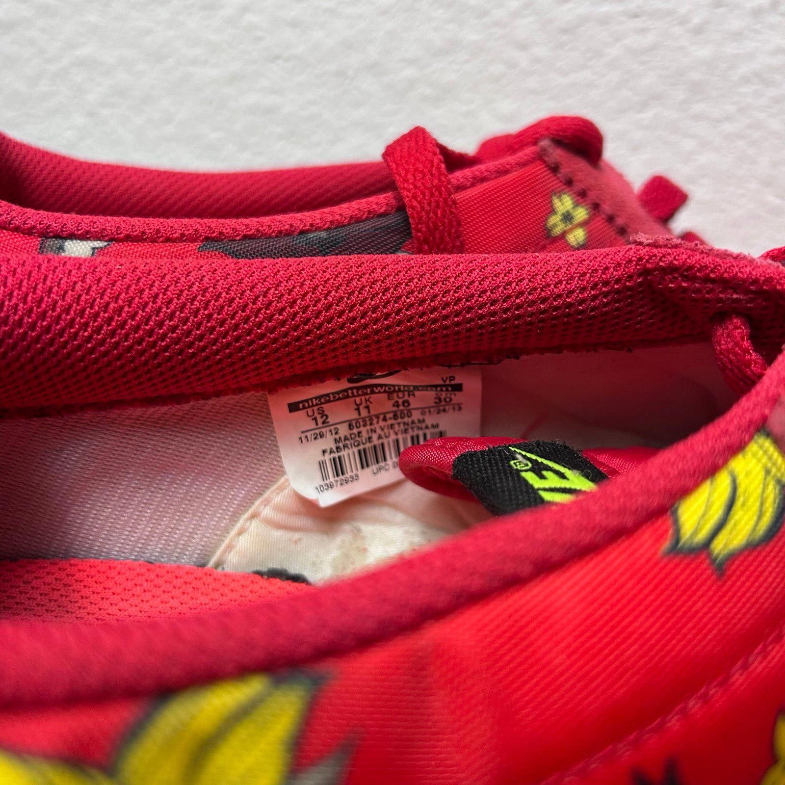 Nike Nike Classic Cortez Nylon QS “Floral” – University Red Size US 12 / EU 45 - 6 Thumbnail
