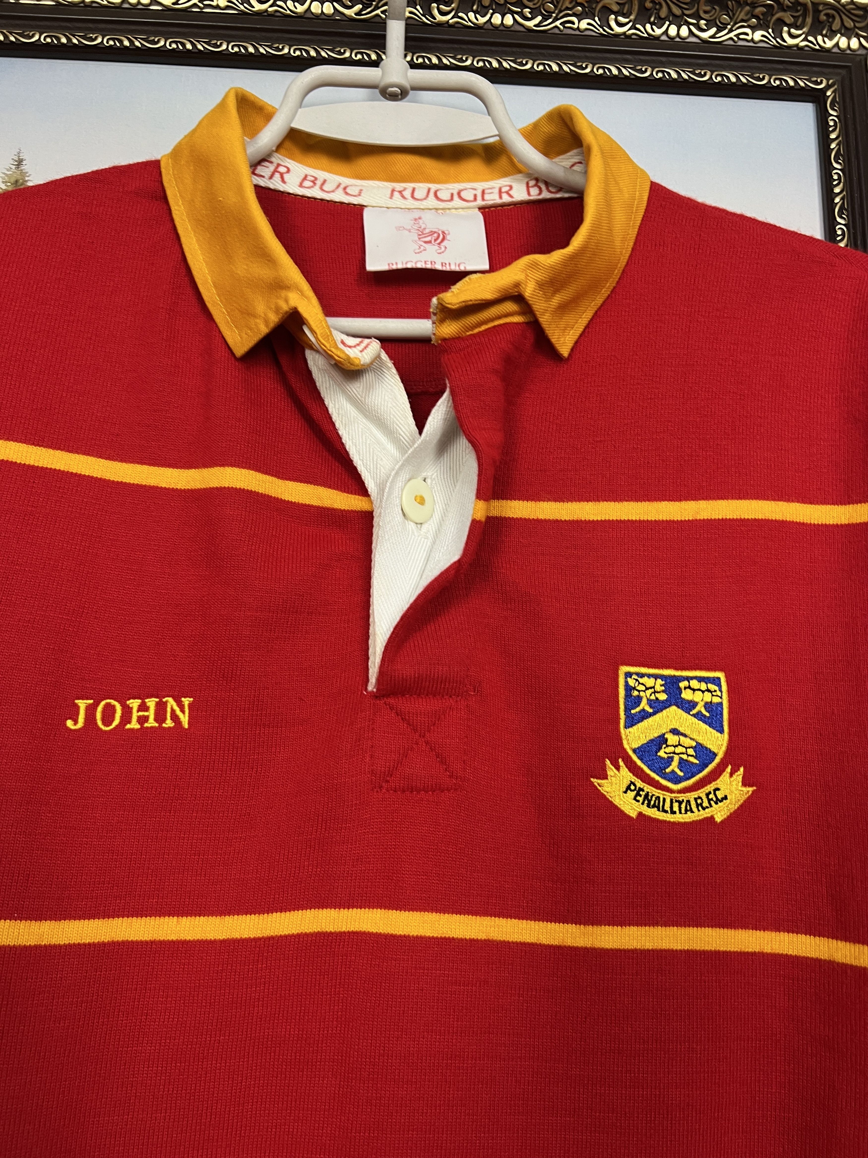Vintage Vintage Penallta Rugby Union Jersey Shirt Rare Trikot Sport Size US XL / EU 56 / 4 - 5 Thumbnail