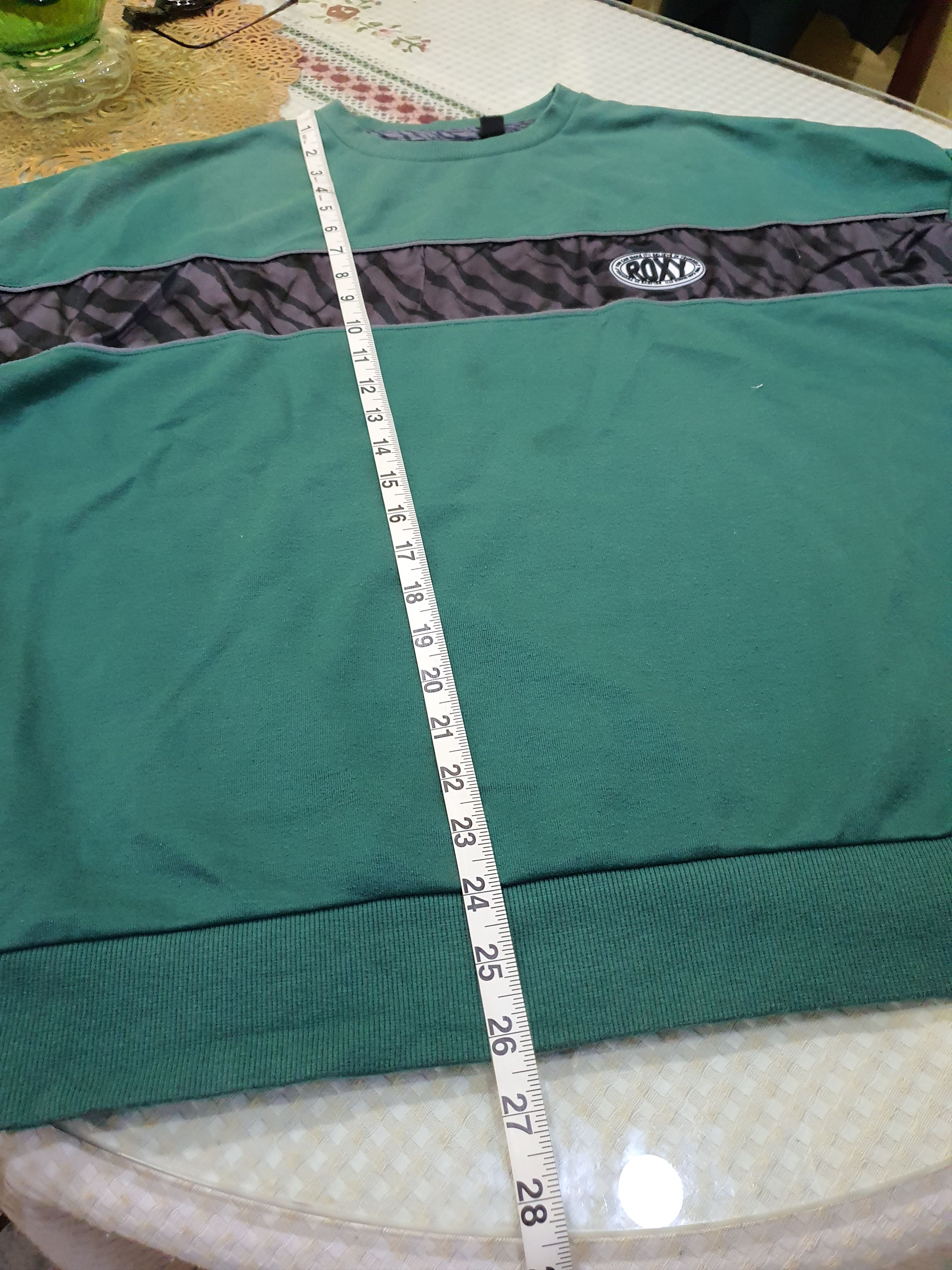 Quiksilver Roxy sweatshirt with a black and grey striped chest band Size L / US 10 / IT 46 - 11 Thumbnail