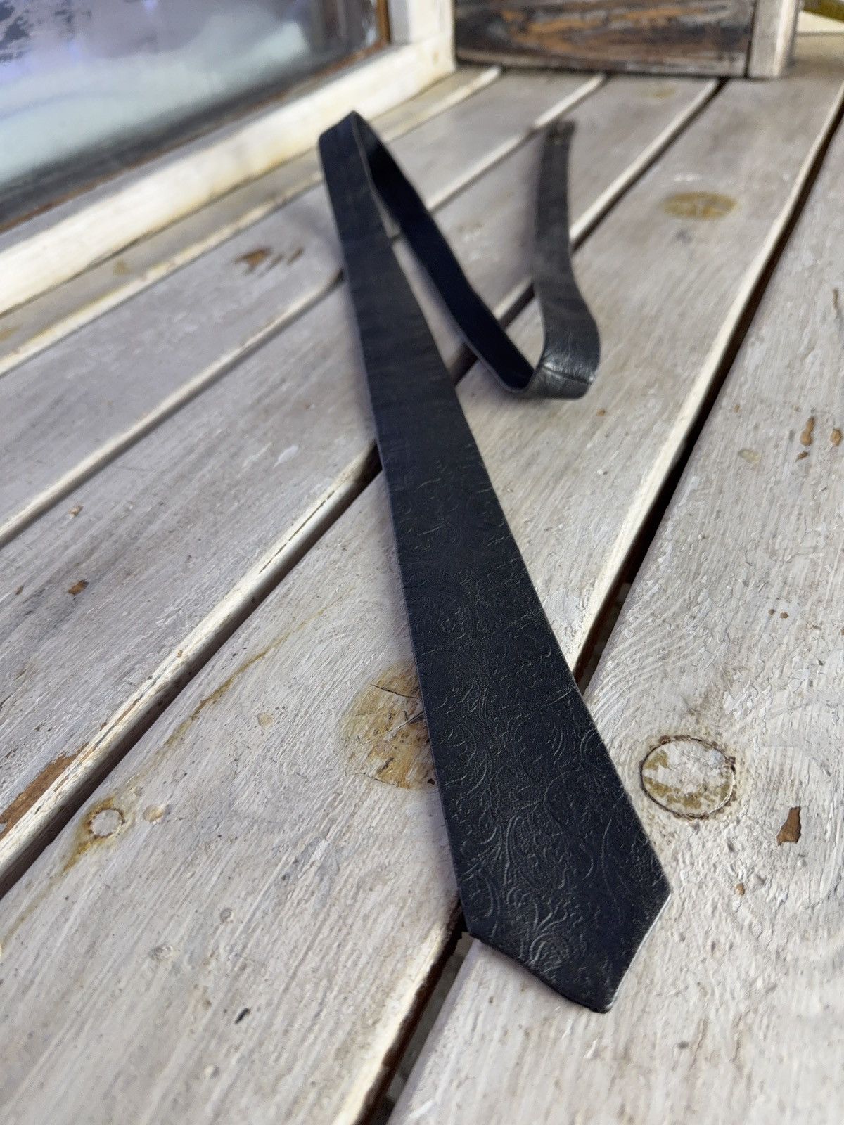 Christian Dior Monsieur 1980s Retro Christian Dior Silk Tie Brown Striped Vintage Size ONE SIZE - 3 Thumbnail