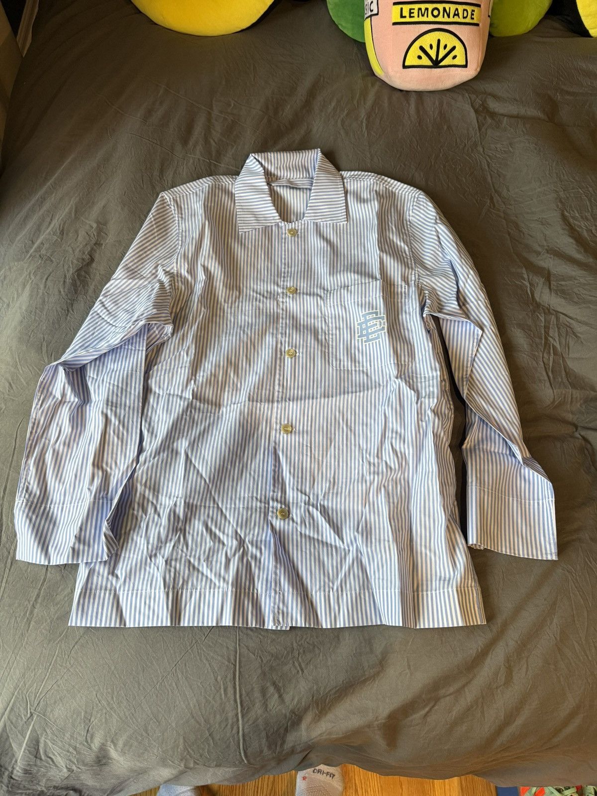Eric Emanuel Eric Emanuel Light Blue Pajamas Button Down Top Size Medium Size US M / EU 48-50 / 2 - 1 Thumbnail
