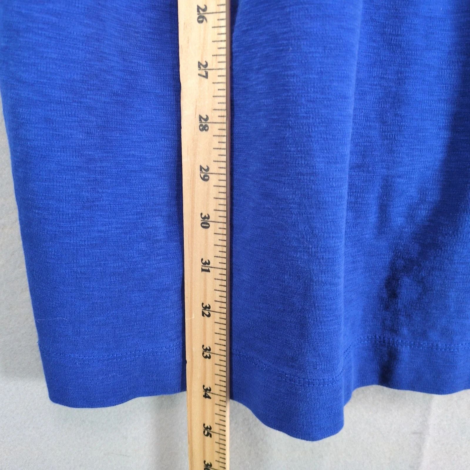 J.Crew J Crew Blue Pleated Ponte Knit Fit & Flare Dress Knee-Length Size M / US 6-8 / IT 42-44 - 8 Thumbnail
