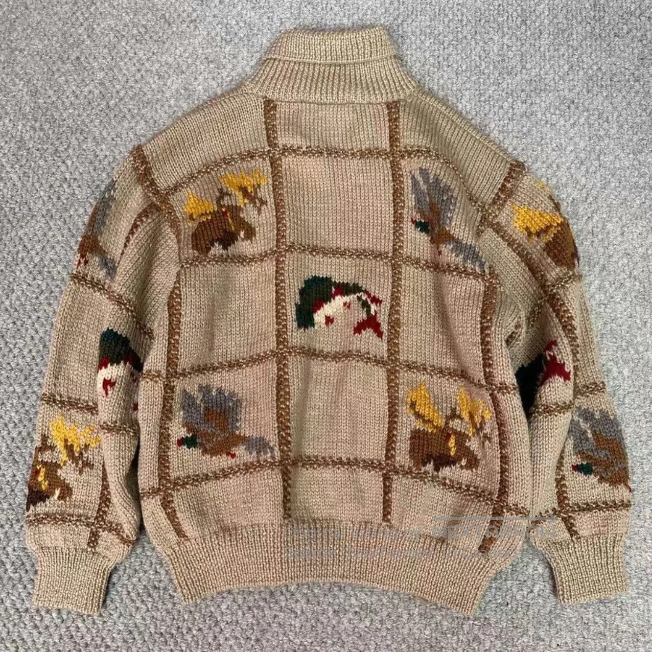 Other 90s FLASH UP Wool Knit Jacket. Size US M / EU 48-50 / 2 - 2 Thumbnail