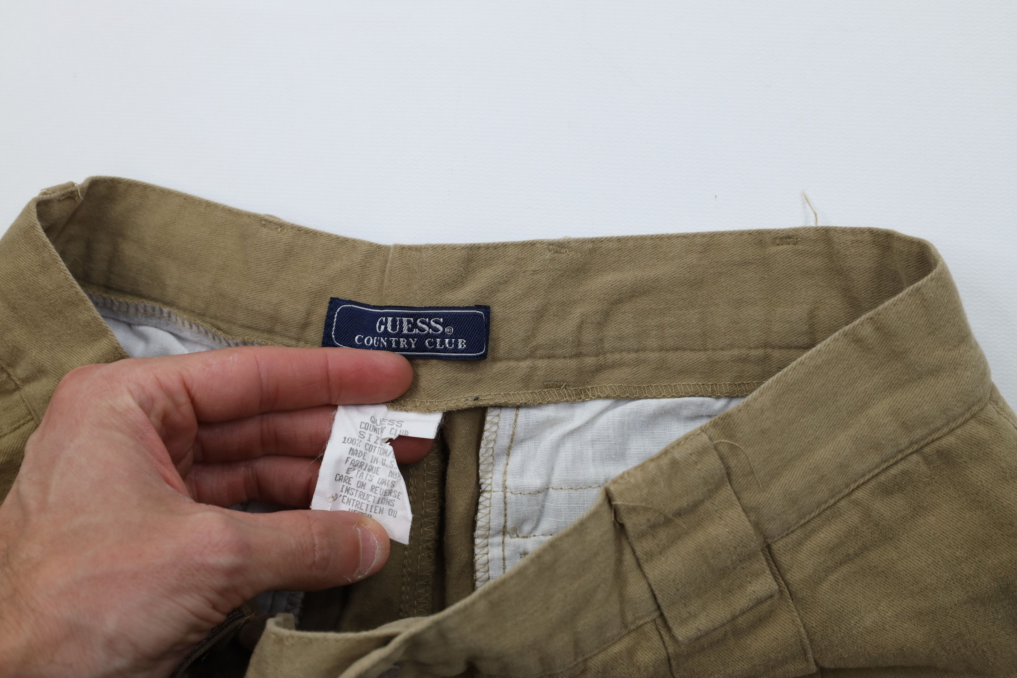 Guess Vintage 90s Guess Country Club Above Knee Golf Shorts USA Size US 32 / EU 48 - 7 Thumbnail