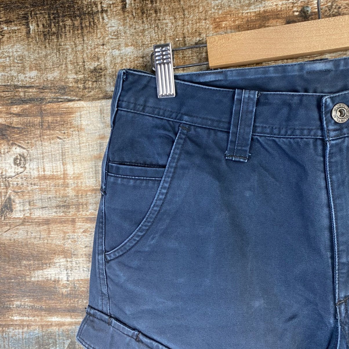 Japanese Brand DL Burtle Dark Blue Cargo Multipocket Pants #C944 Size US 27 - 7 Thumbnail