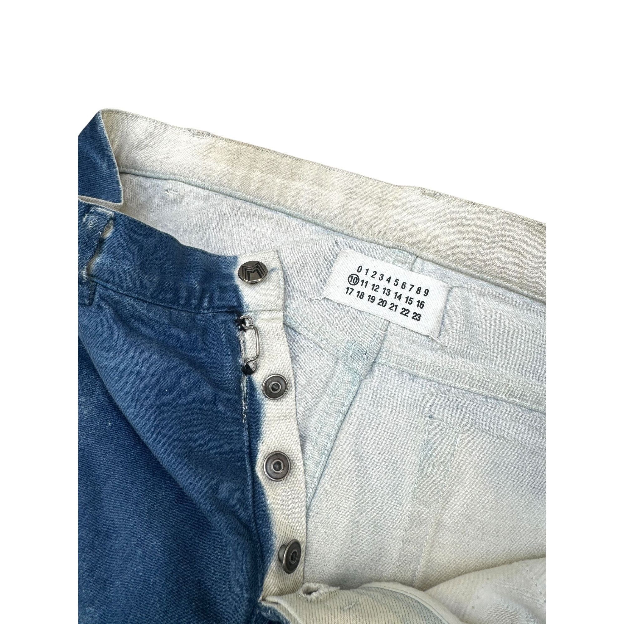 Maison Margiela Vintage Blue Painted Denim Jeans Size US 30 / EU 46 - 9 Thumbnail