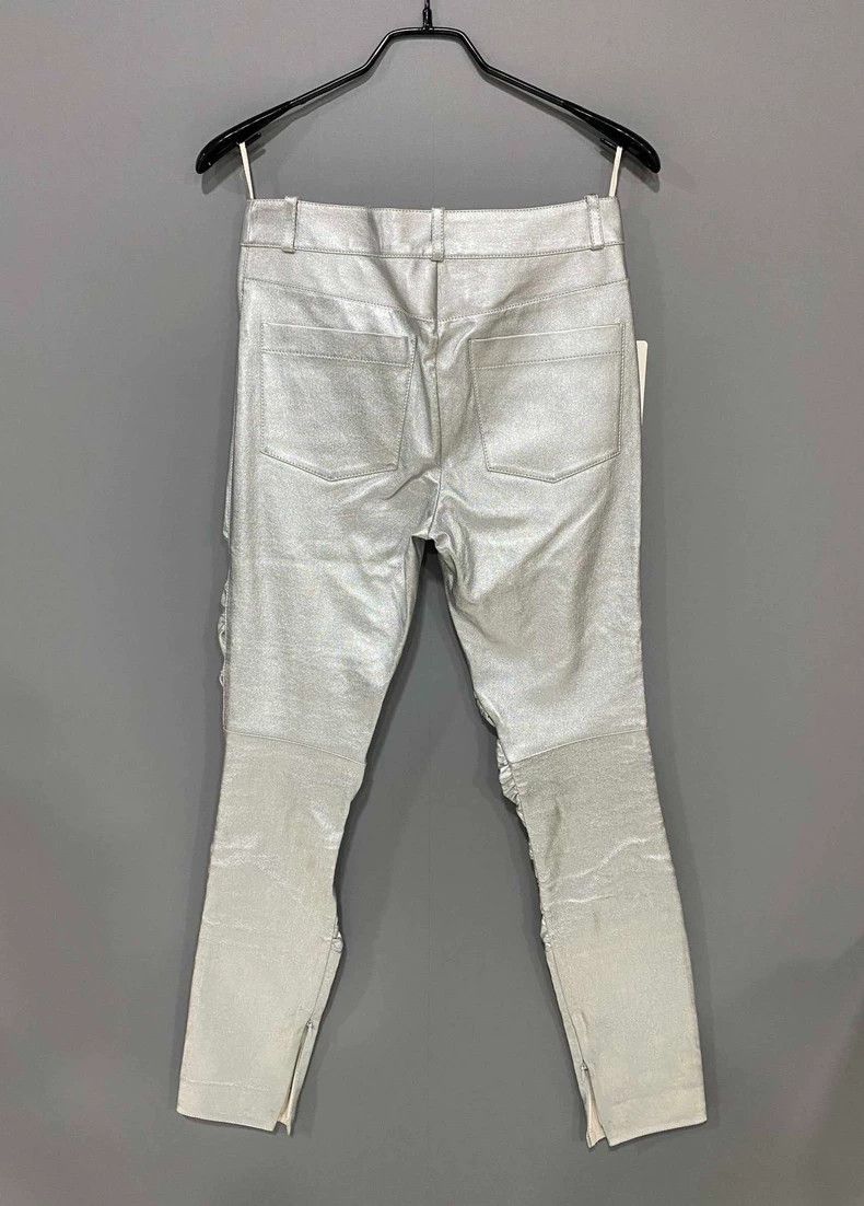 Chanel Chanel Show silver sheepskin trousers 2504-Nextarrow Size 42" / US 20 - 3 Thumbnail