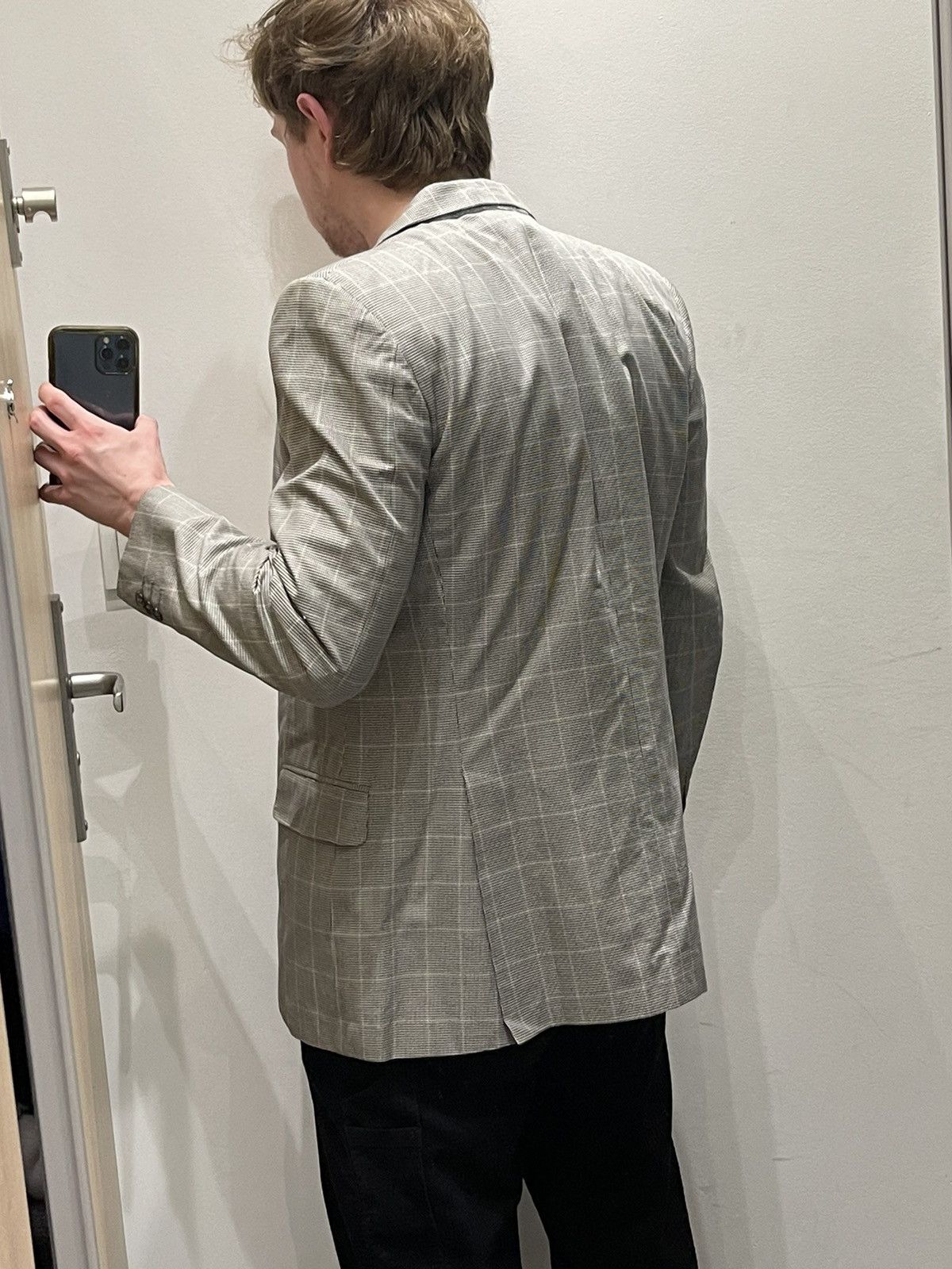 Lanvin Archive Lanvin White Stripped Grey Blazer Size 38R - 5 Thumbnail