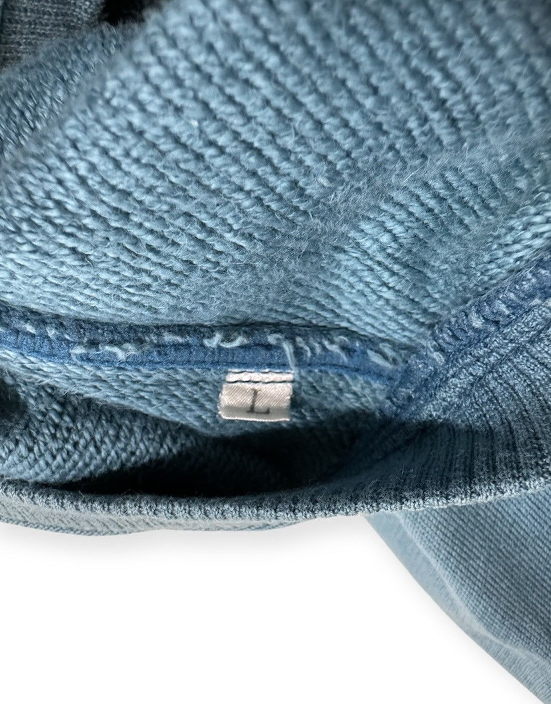 Saint Laurent Paris Vintage YSL Damaged Sweatshirt Size US L / EU 52-54 / 3 - 9 Thumbnail