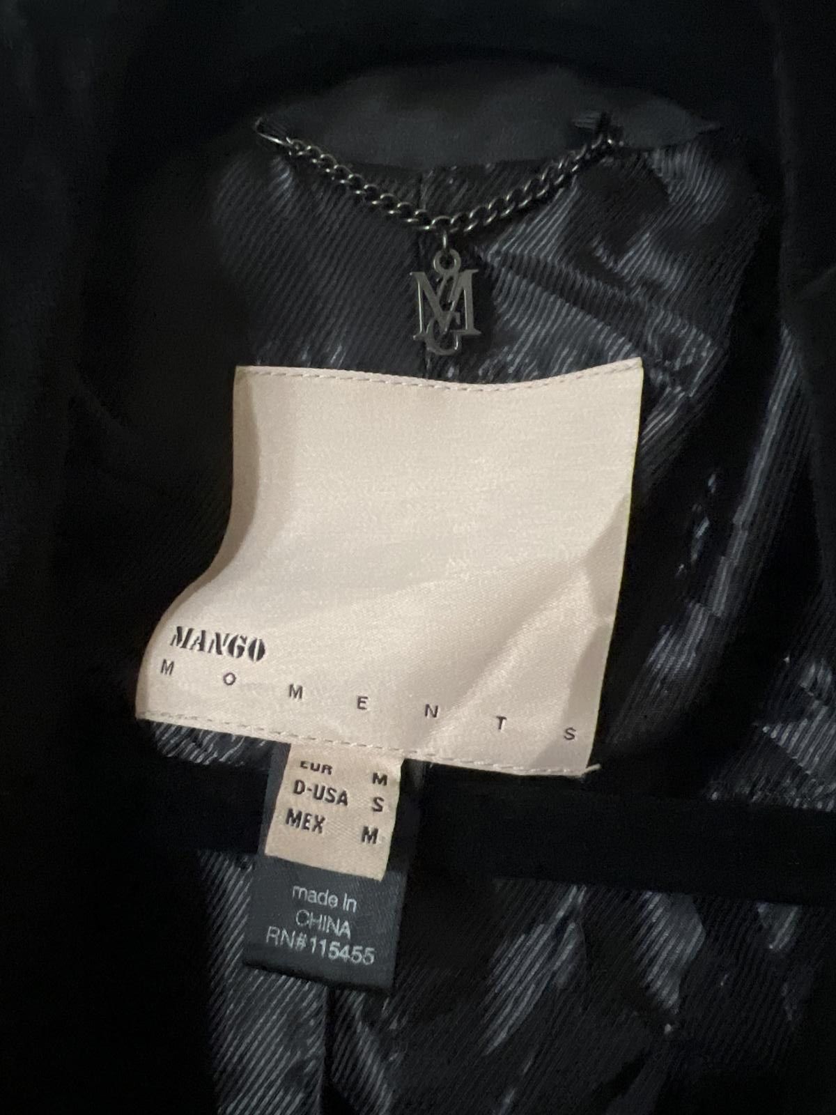 Mango Mango Moments Embroidered Velvet Coat S victorian goth lux Size S / US 4 / IT 40 - 4 Thumbnail