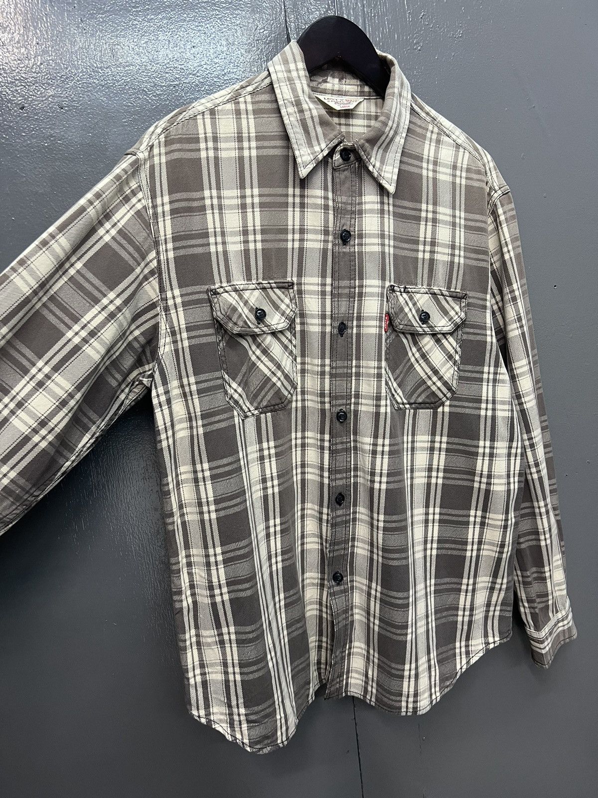 Levi's VINTAGE LEVI'S RED TAB FLANNEL SHIRT Size US L / EU 52-54 / 3 - 4 Thumbnail
