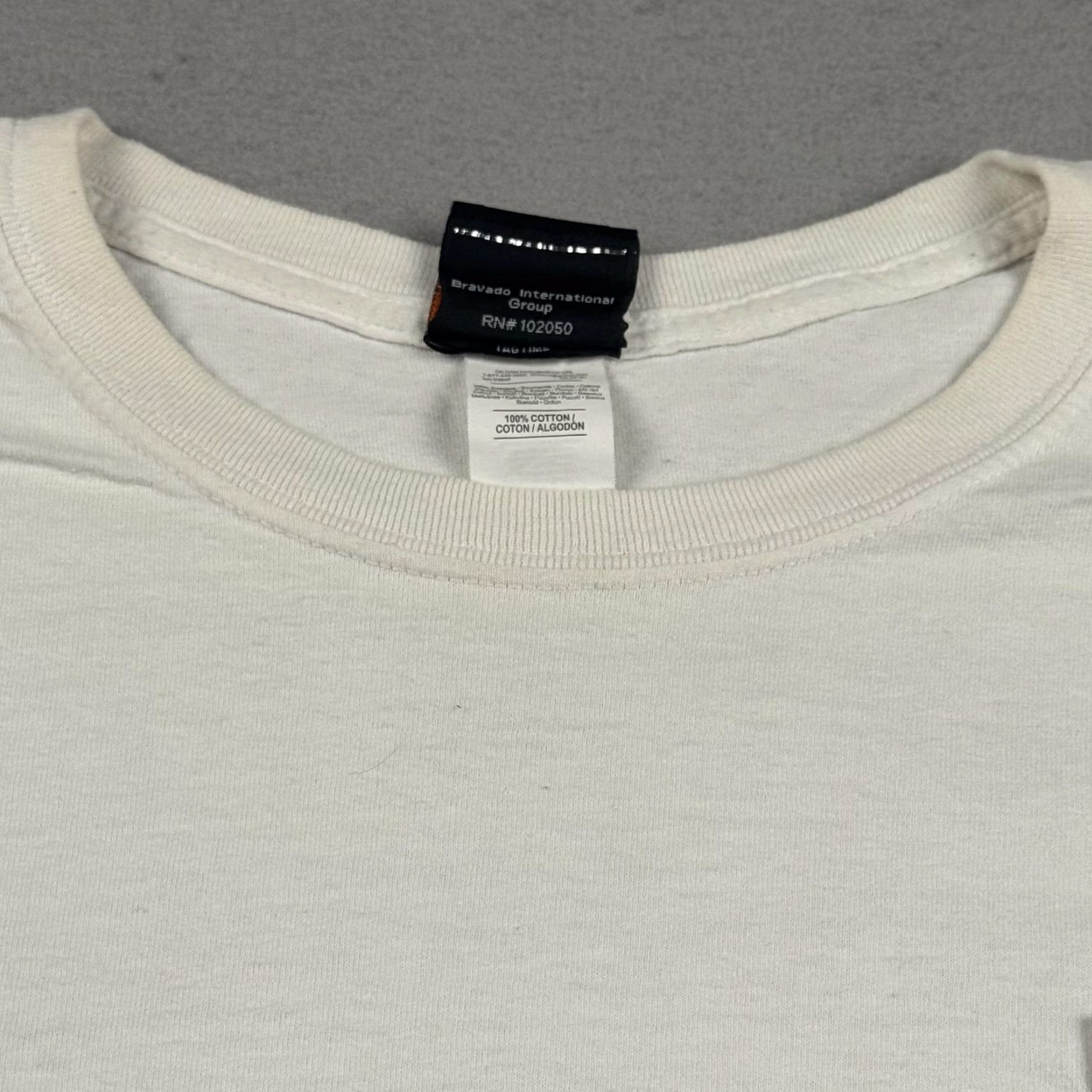 Harley Davidson Harley-Davidson Shirt Mens XL White Pocket Tee Crew Neck Graphic Print El Paso Barnett Size US XL / EU 56 / 4 - 5 Thumbnail