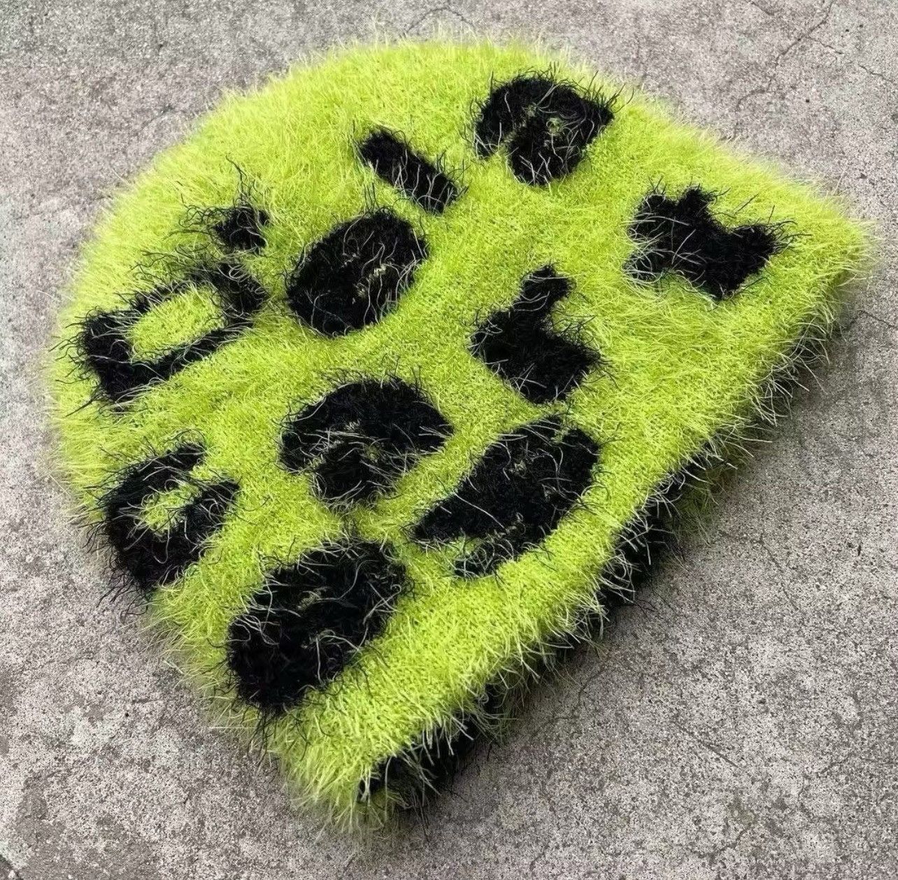 Japanese Brand Aesthetic Rabbit Fur Hat Beanie Unisex Size ONE SIZE - 4 Thumbnail