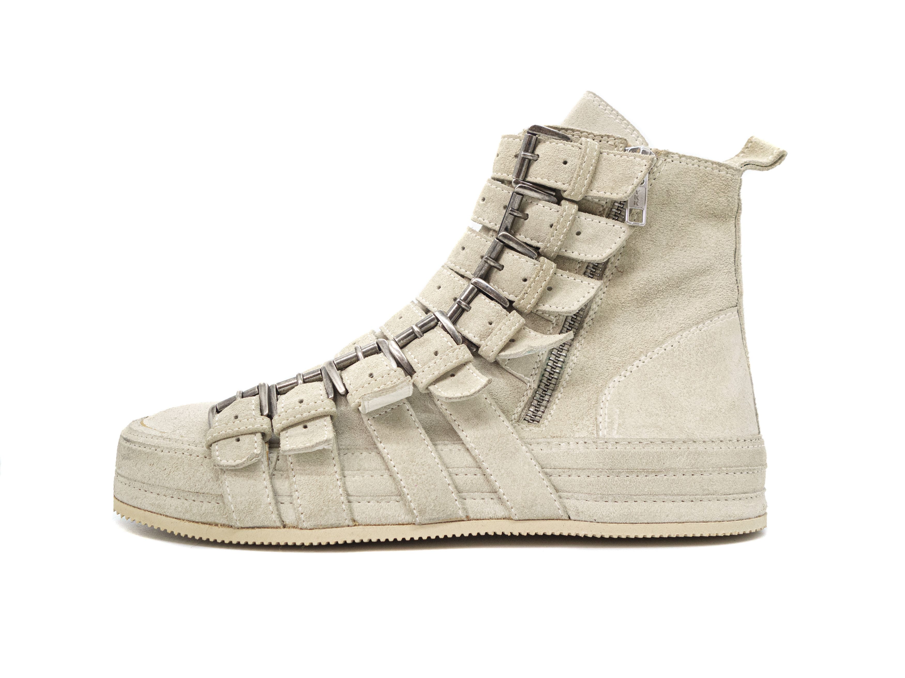 靴 ANN DEMEULEMEESTER Belted Side Zip Boots Ann Demeulemeester 