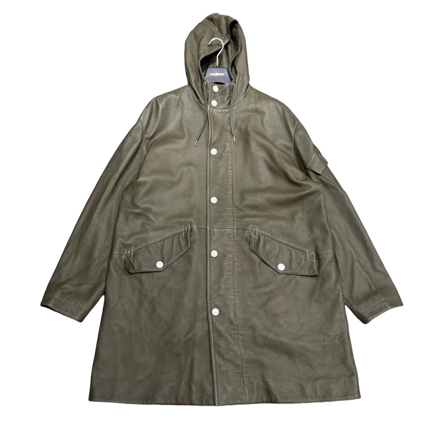 Hermes Hermes Deerskin Hooded Jacket Size 50 Size US M / EU 48-50 / 2 - 1 Thumbnail