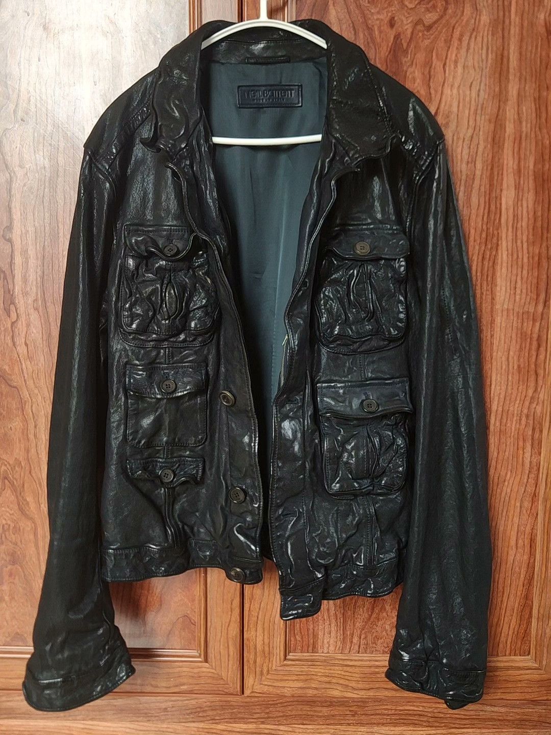 Neil Barrett Neil Barrett Pitt Style Leather Jacket Size US XS / EU 42 / 0 - 1 Thumbnail