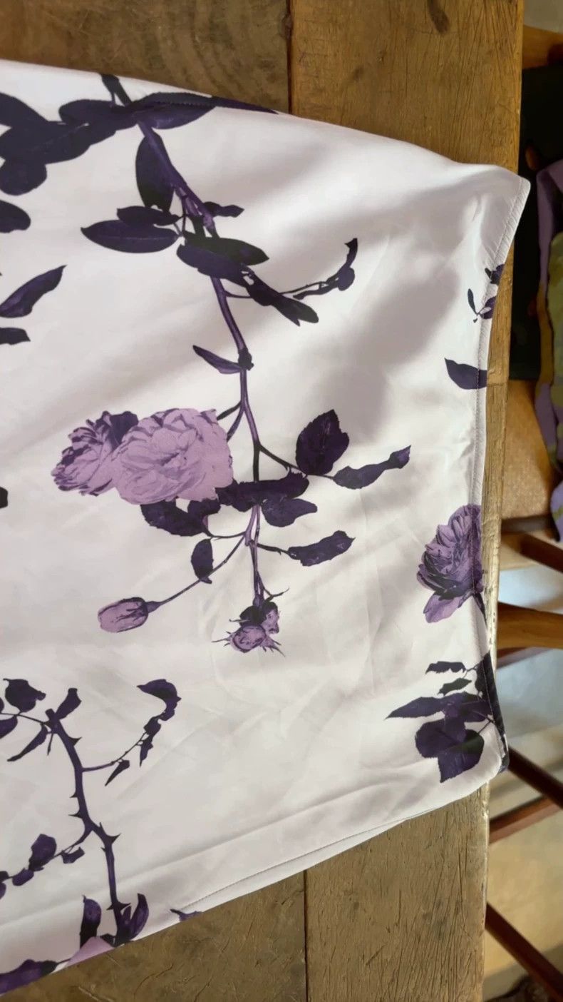 Dries Van Noten dries van noten size:38 Purple long dress in the garden Size 42" / US 20 - 1 Thumbnail