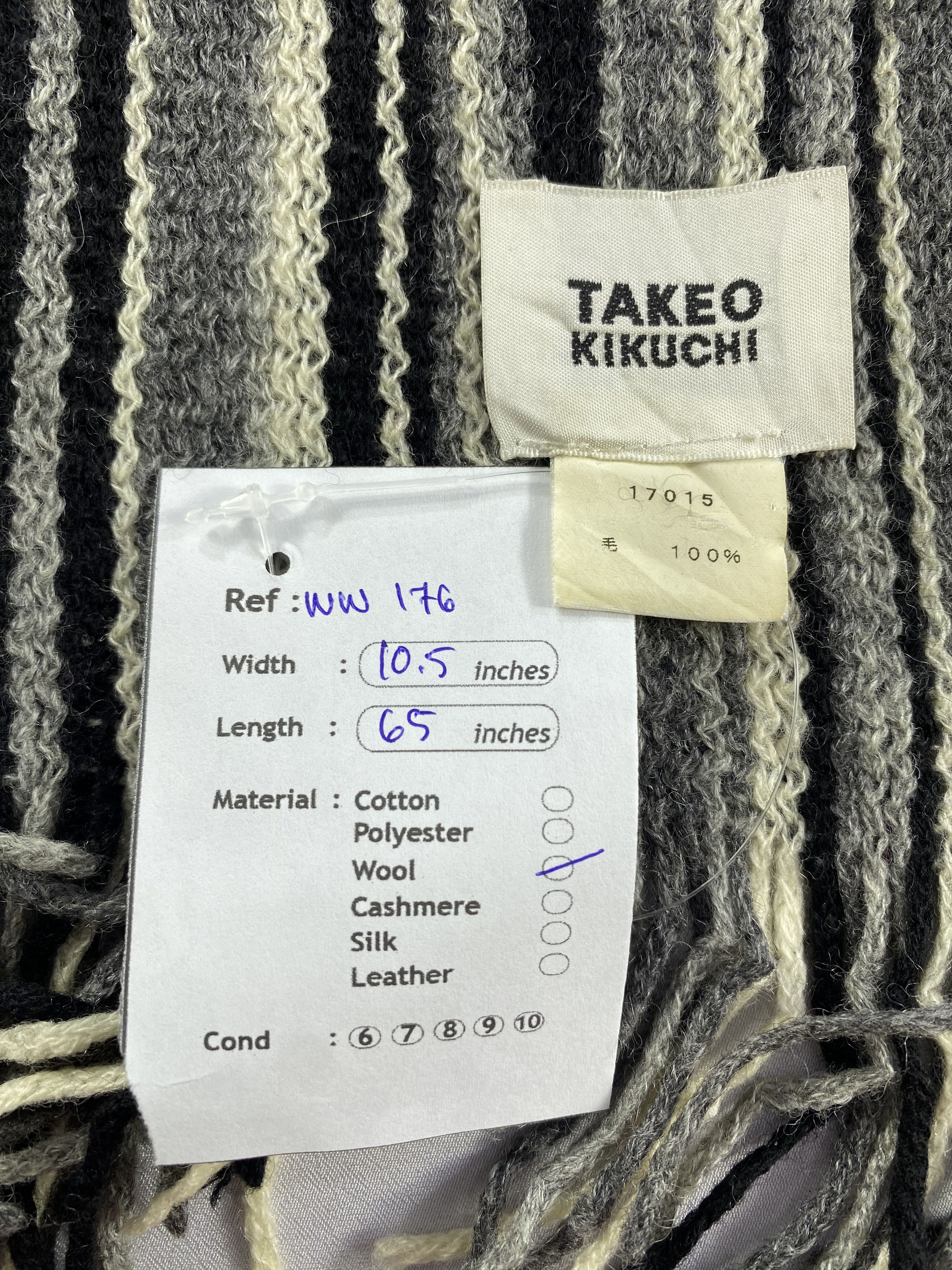 Takeo Kikuchi Takeo Kikuchi Scarf / Muffler / Neckwear - WW176 Size ONE SIZE - 6 Thumbnail