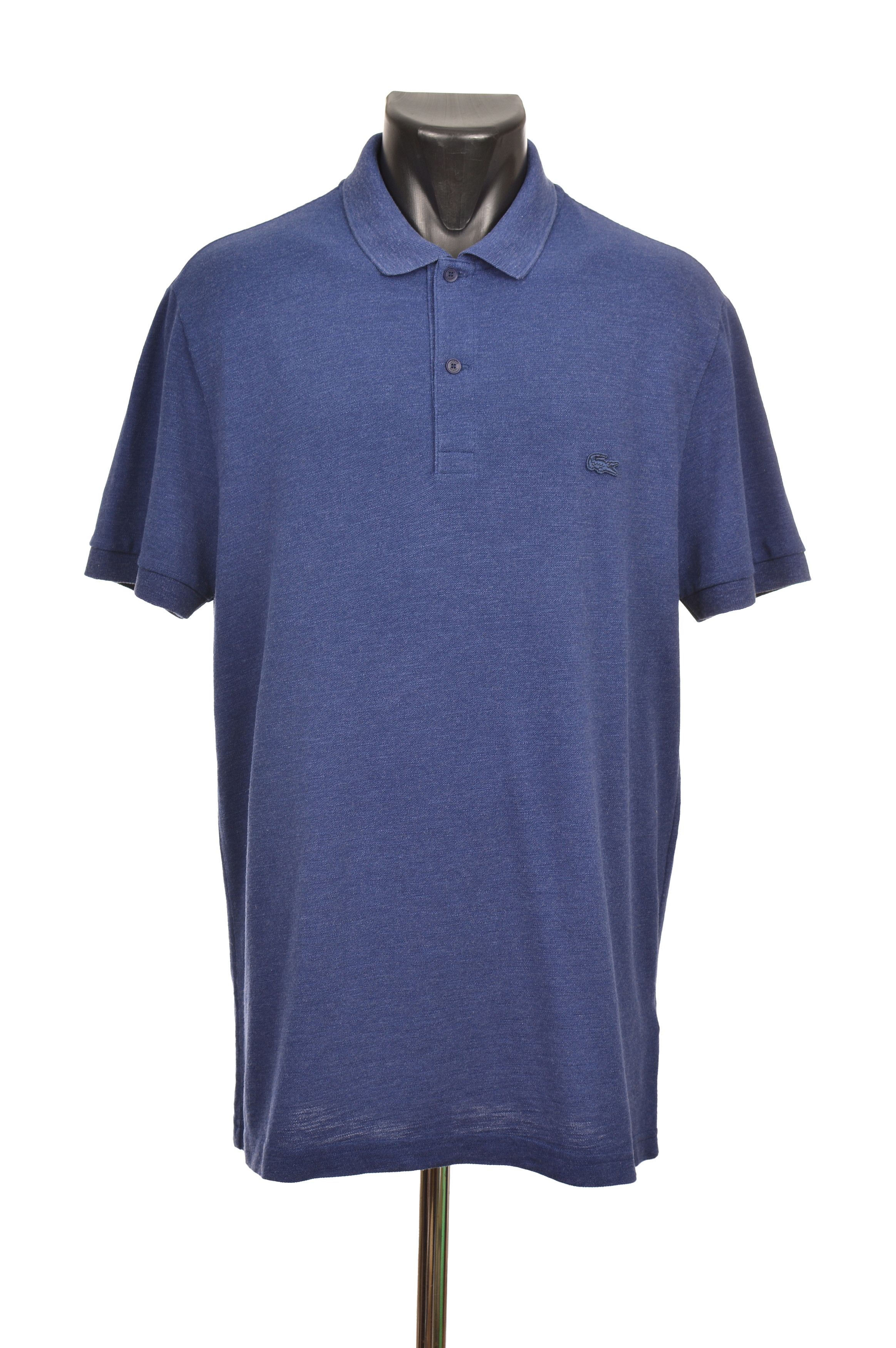 Lacoste Lacoste PH7634 Blue Regular Fit Short Sleeve Polo Shirt Size US L / EU 52-54 / 3 - 1 Thumbnail