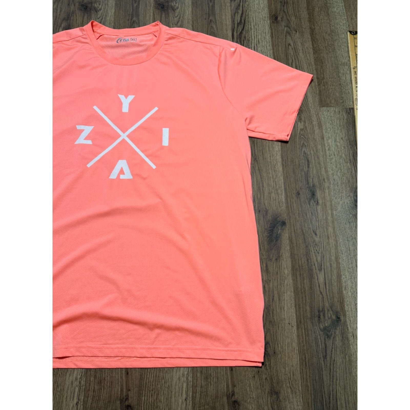 Pinko VINTAGE? No — Zyia Active Shirt Women XL Pink White Graphic Print Athletic Wear T-Shirt Woman XL Pink Size XL / US 12-14 / IT 48-50 - 4 Thumbnail