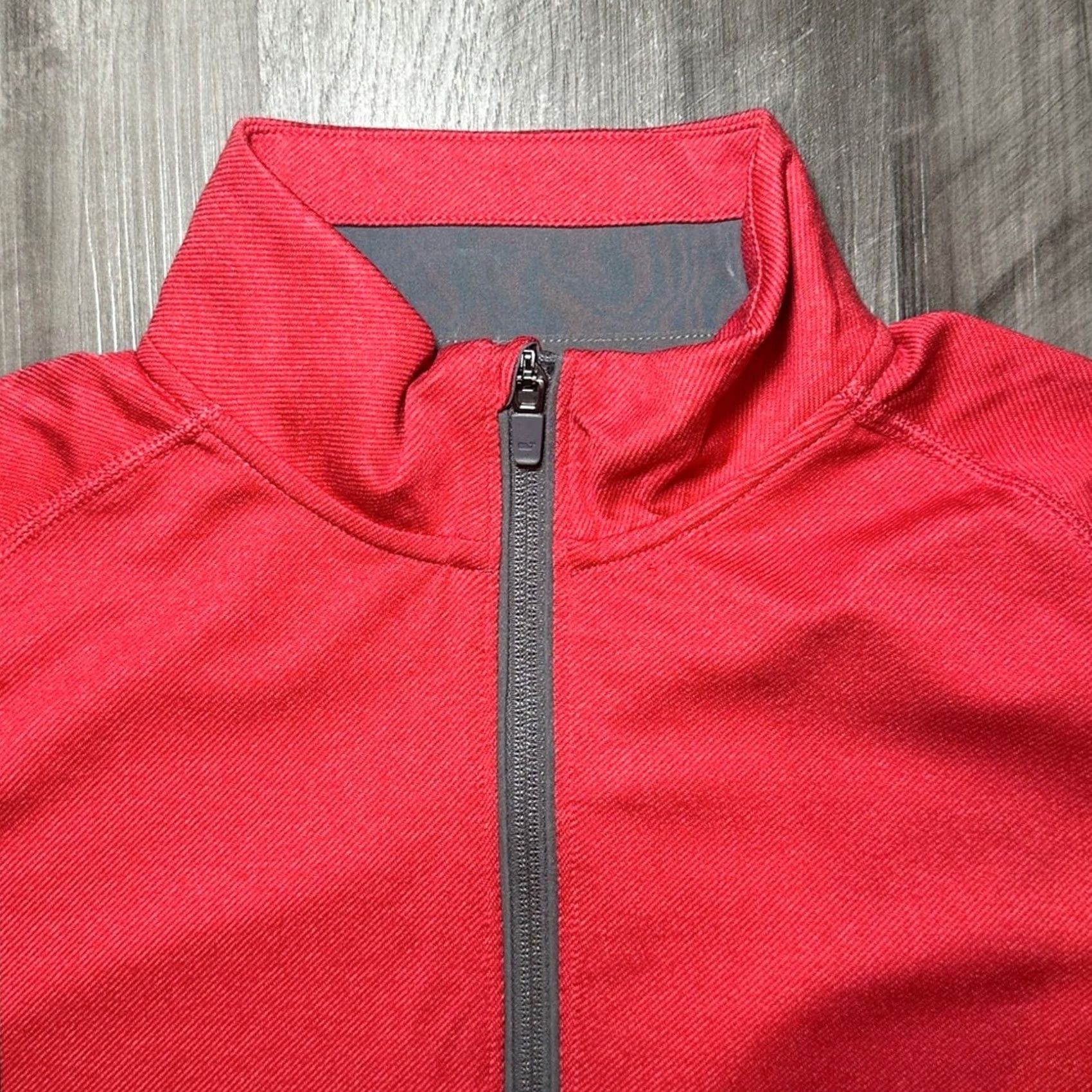 Vineyard Vines Vineyard Vines Performance Sankaty Red Quarter Zip Pullover Sweatshirt - Medium Mens Size US M / EU 48-50 / 2 - 6 Thumbnail