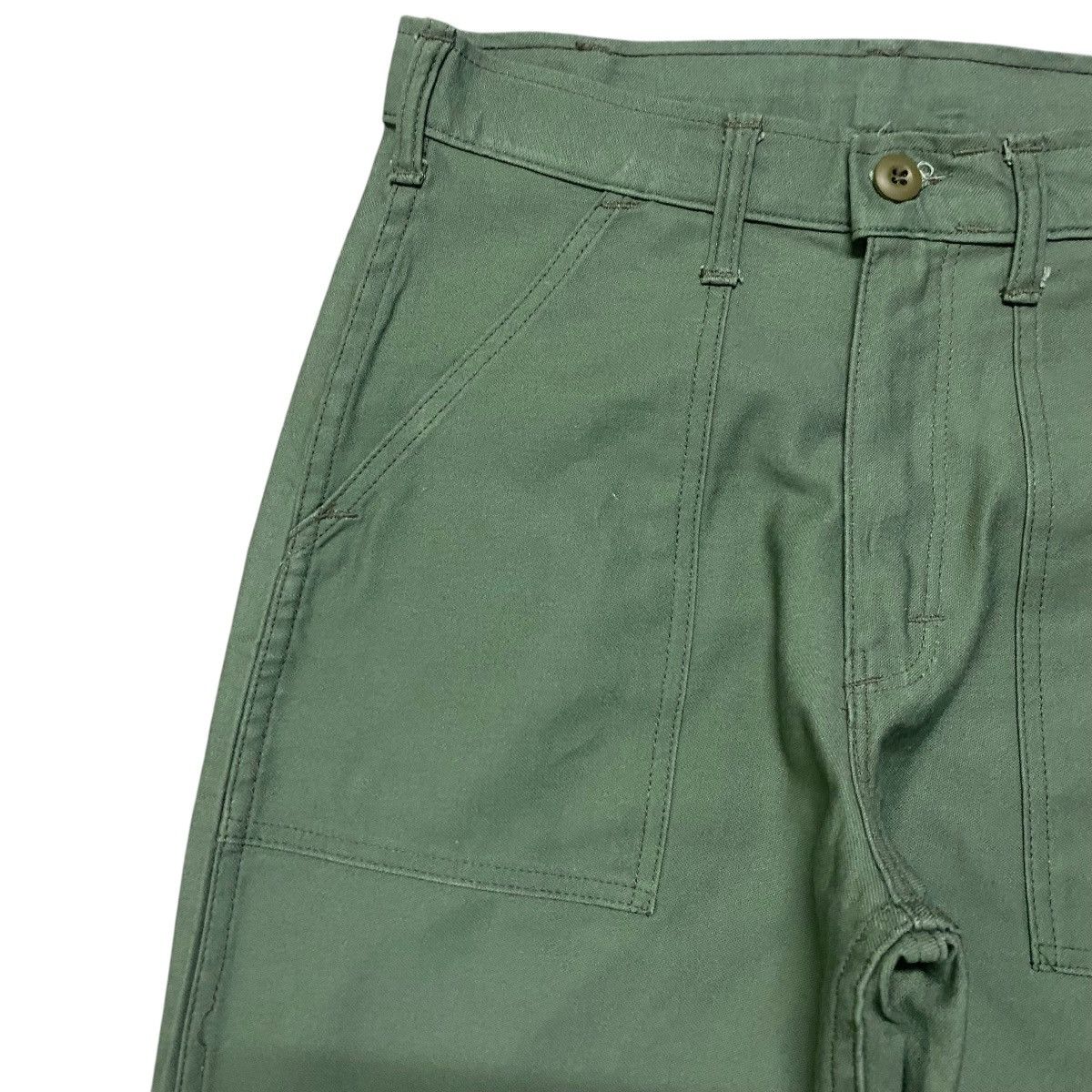 Japanese Brand Vintage GUNG HO Sateen Fatigue Pants Size US 30 / EU 46 - 4 Thumbnail