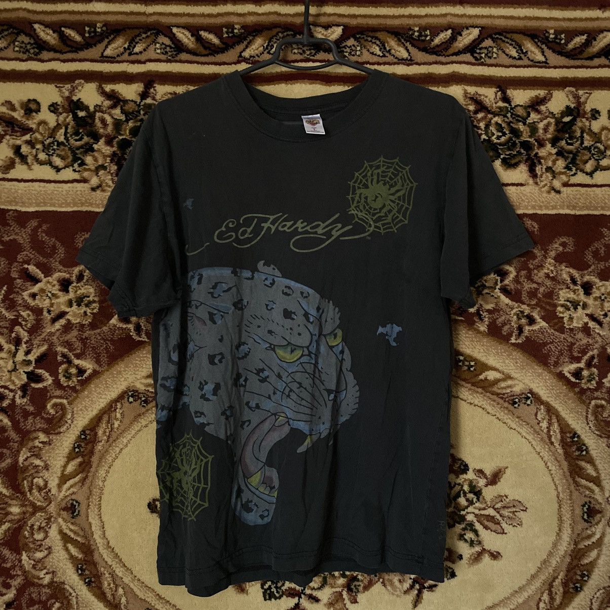 Christian Audigier × Ed Hardy × Vintage Vintage Ed Hardy Spider Logo Tee Shirt Y2K style Japanese Size US L / EU 52-54 / 3 - 2 Thumbnail