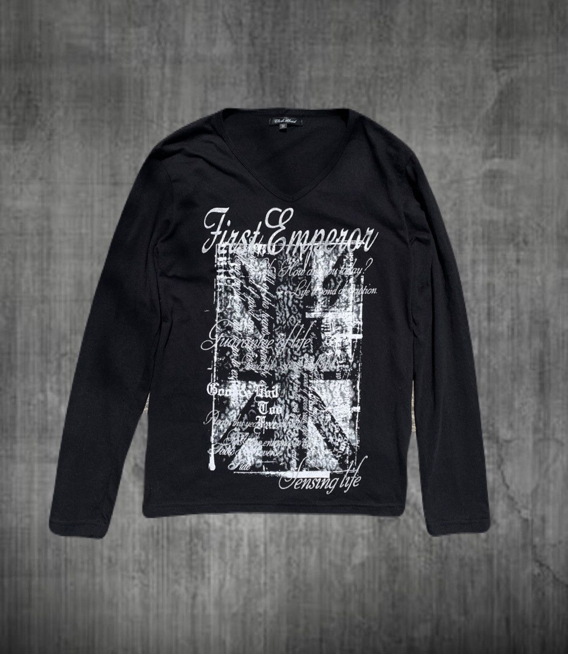 If Six Was Nine 2000s Japanese archive Vkei Glitter Poem Long Sleeve Tee Size US S / EU 44-46 / 1 - 1 Thumbnail