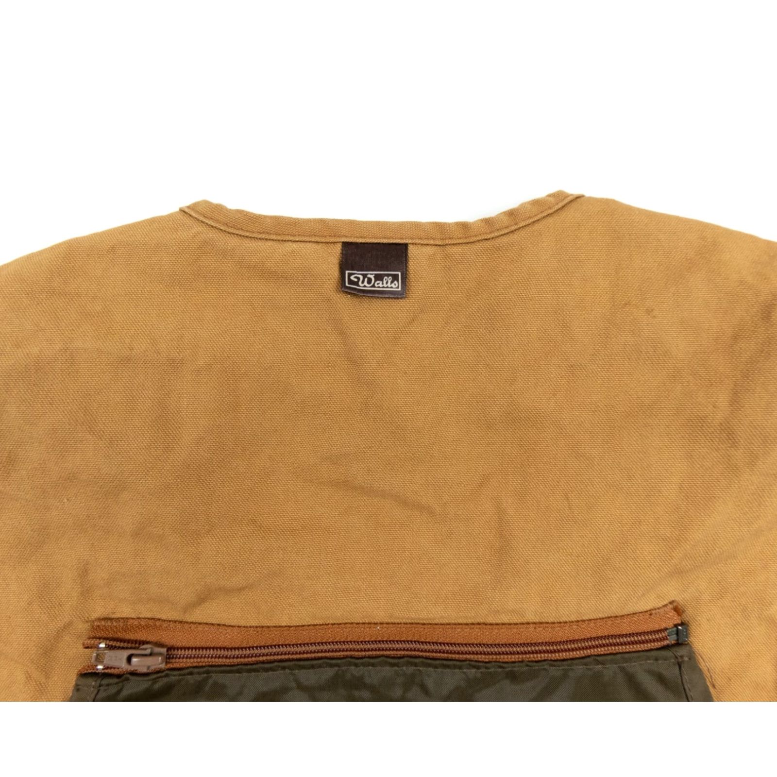Walls VINTAGE Walls Utility Vest Mens Large Tan Full Zip Jacket Outdoor Ambulatory Marks 90s/Outdoor Wear Mens L Brown Short Description not needed Size US L / EU 52-54 / 3 - 7 Thumbnail