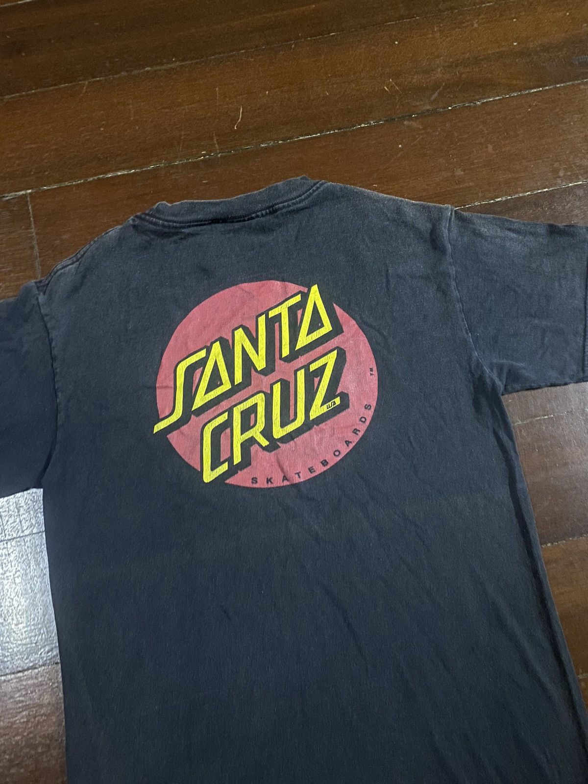 Hook-Ups Rare vintage SANTA CRUZ skateboard big logo sun faded Size US M / EU 48-50 / 2 - 1 Thumbnail