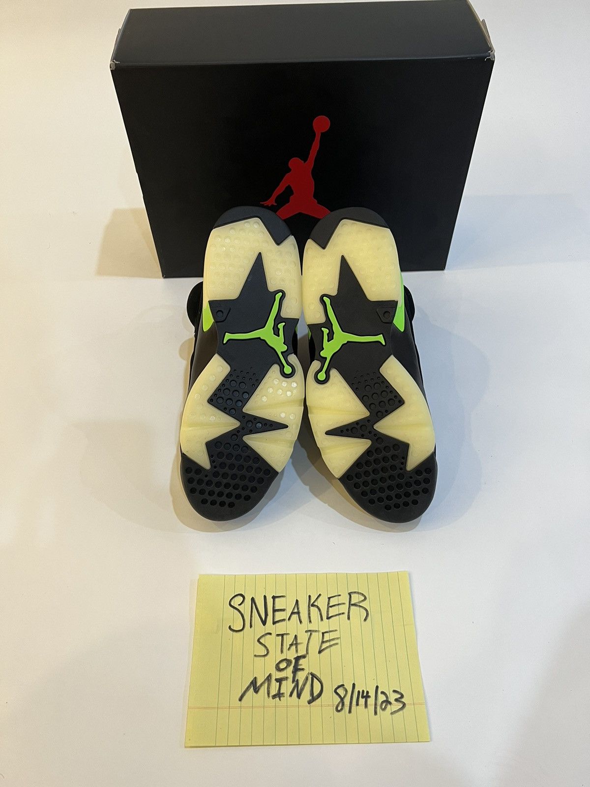 Jordan Brand NEW Air Jordan 6 Retro Black Electric Green Size 8.5 Size US 8.5 / EU 41-42 - 6 Thumbnail