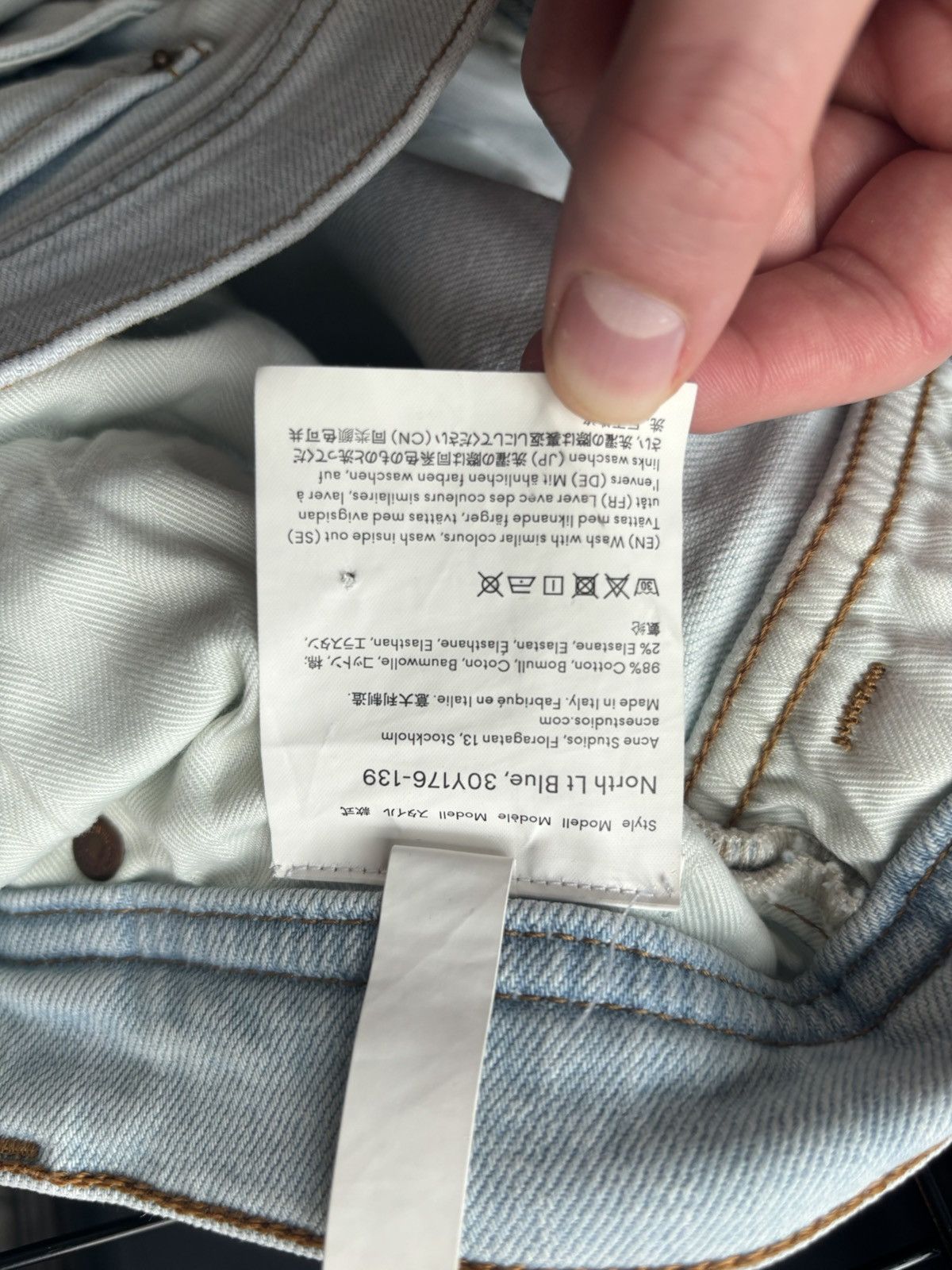 Acne Studios Acne Studios Bla Konst light wash denim Size US 28 / EU 44 - 7 Thumbnail