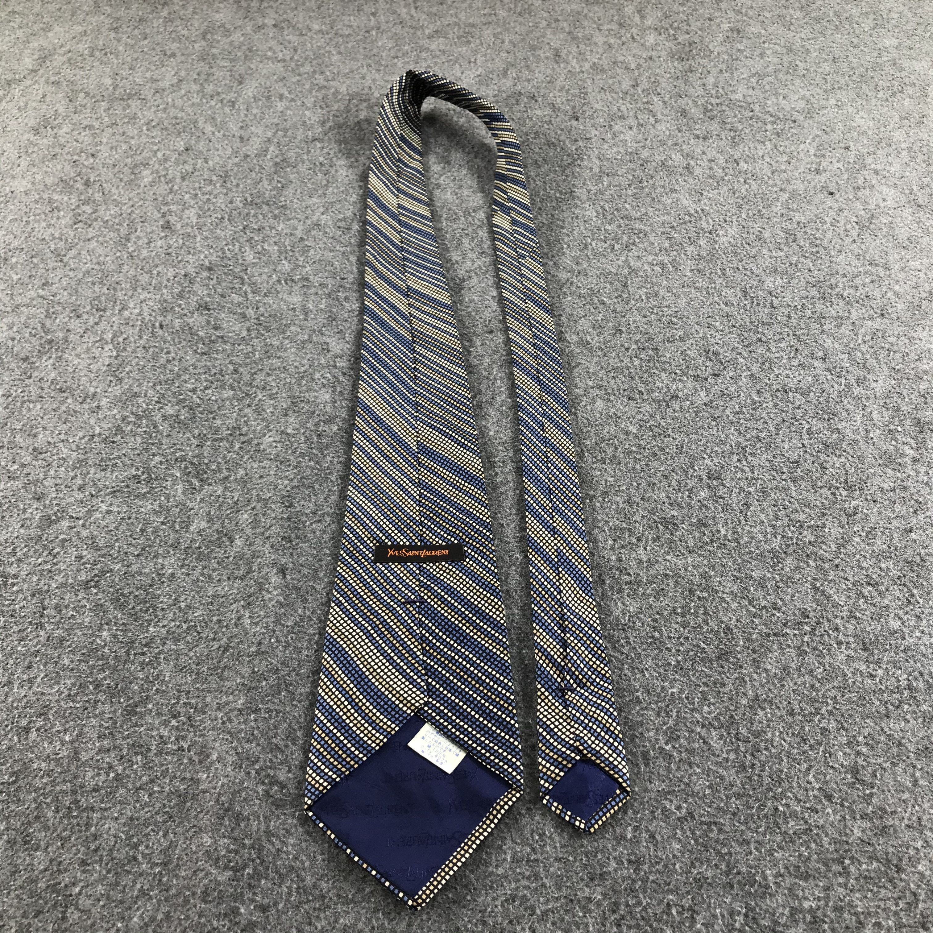 Vintage × Yves Saint Laurent Vintage Yves Saint Laurent Retro Design Silk Neck Ties T20 Size ONE SIZE - 2 Thumbnail