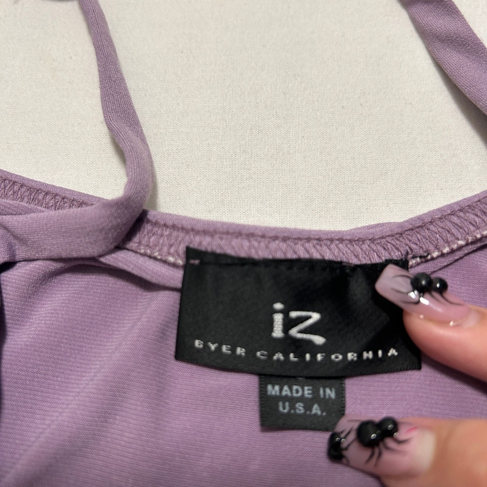 Other VTG Y2K 00's Purple Fitted Ruched Going Out Tank Top S Size S / US 4 / IT 40 - 3 Thumbnail