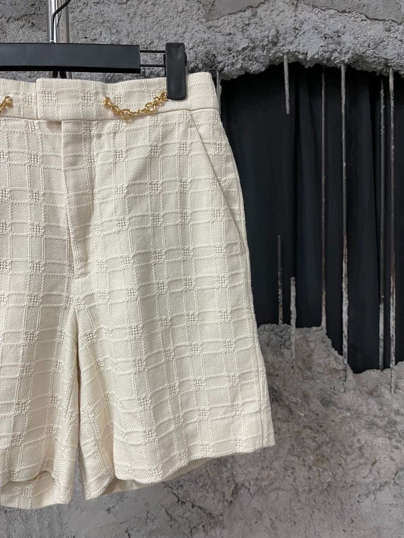 Gucci Gucci Chain Detail Short Pants-2505 Size 37" - 4 Thumbnail