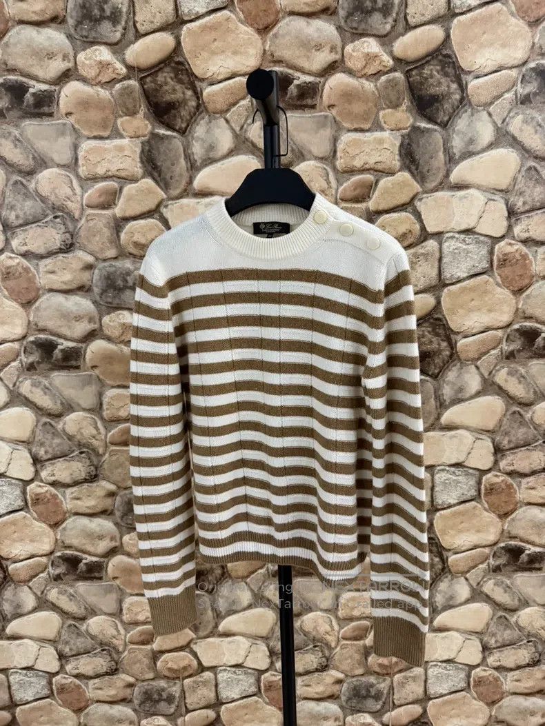 Loro Piana Loro Piana Baby Cashmere Striped Sweater Size M / US 6-8 / IT 42-44 - 1 Thumbnail