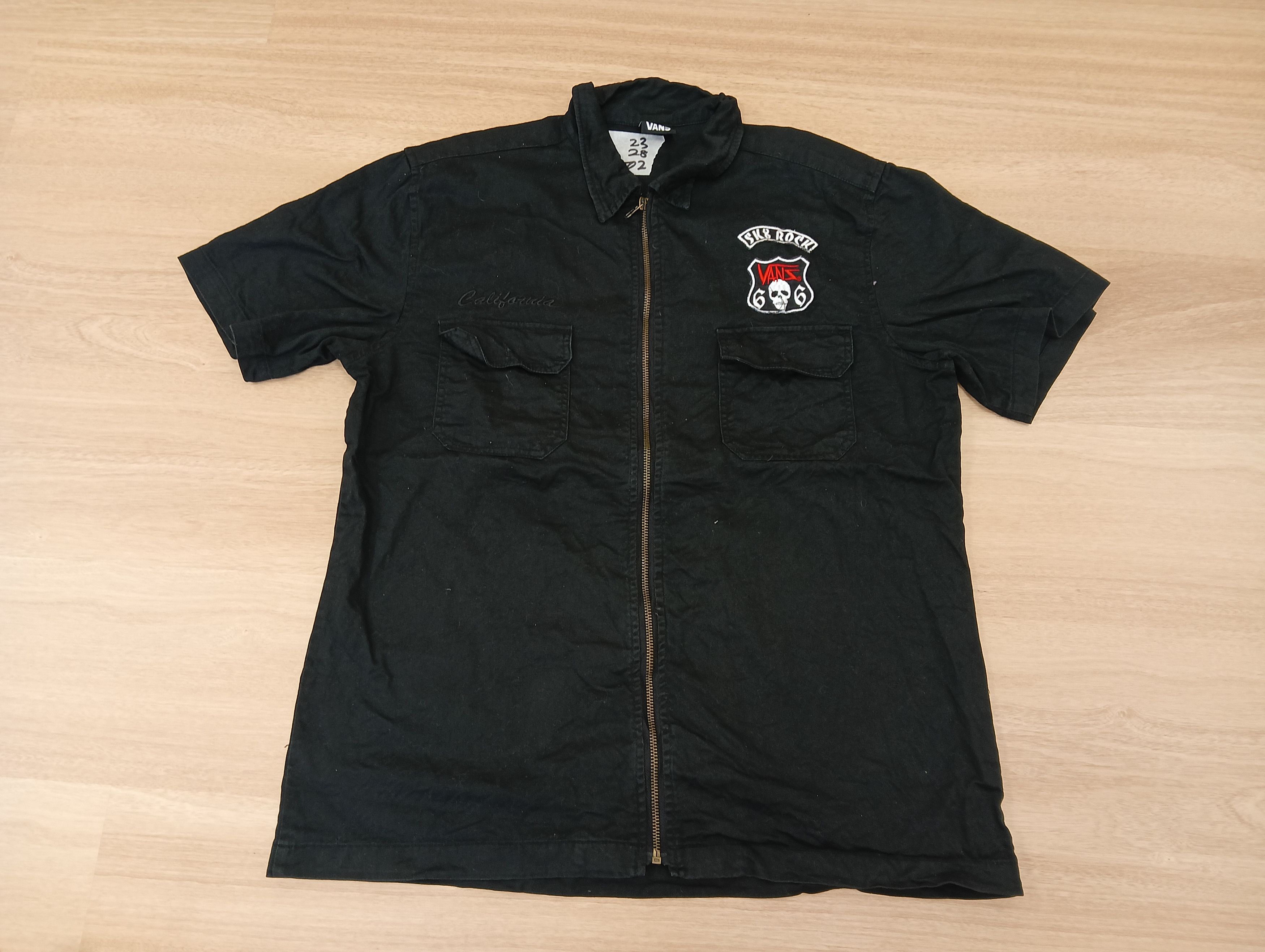 Vans VANS POCKET TEE SKATE SK8 ROCK ZIPPER BLACK XL Size US XL / EU 56 / 4 - 1 Thumbnail