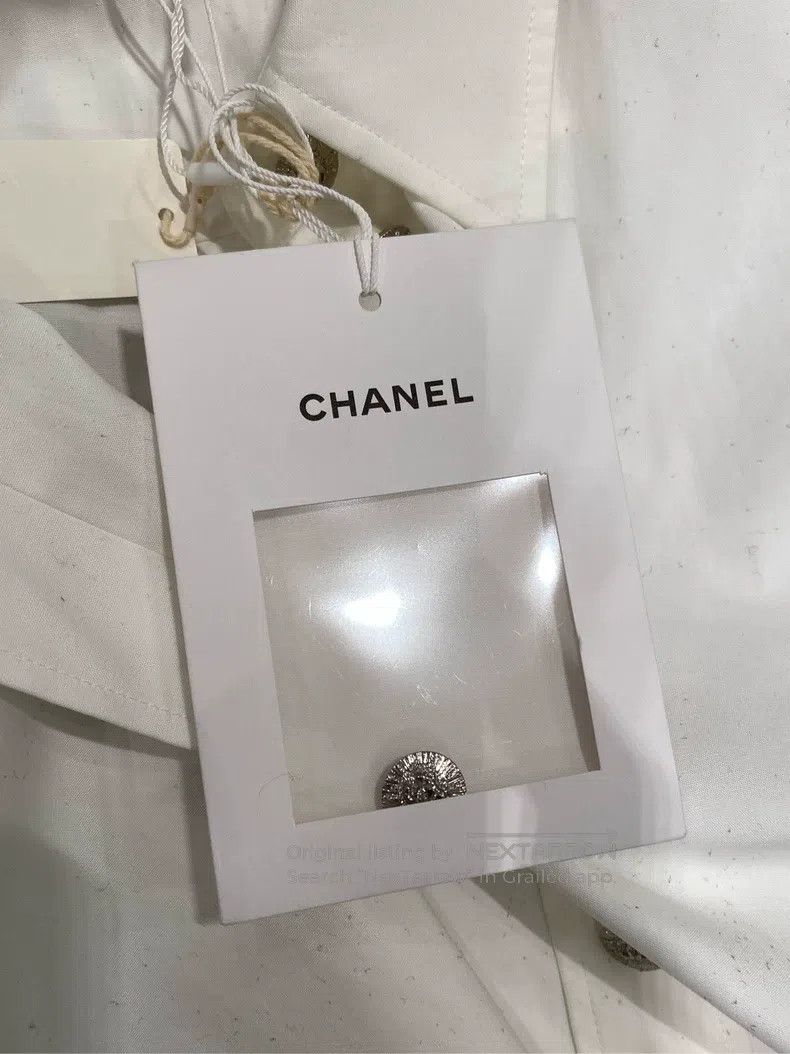Chanel Chanel 24SChanel White Shirt Size XS / US 0-2 / IT 36-38 - 3 Thumbnail