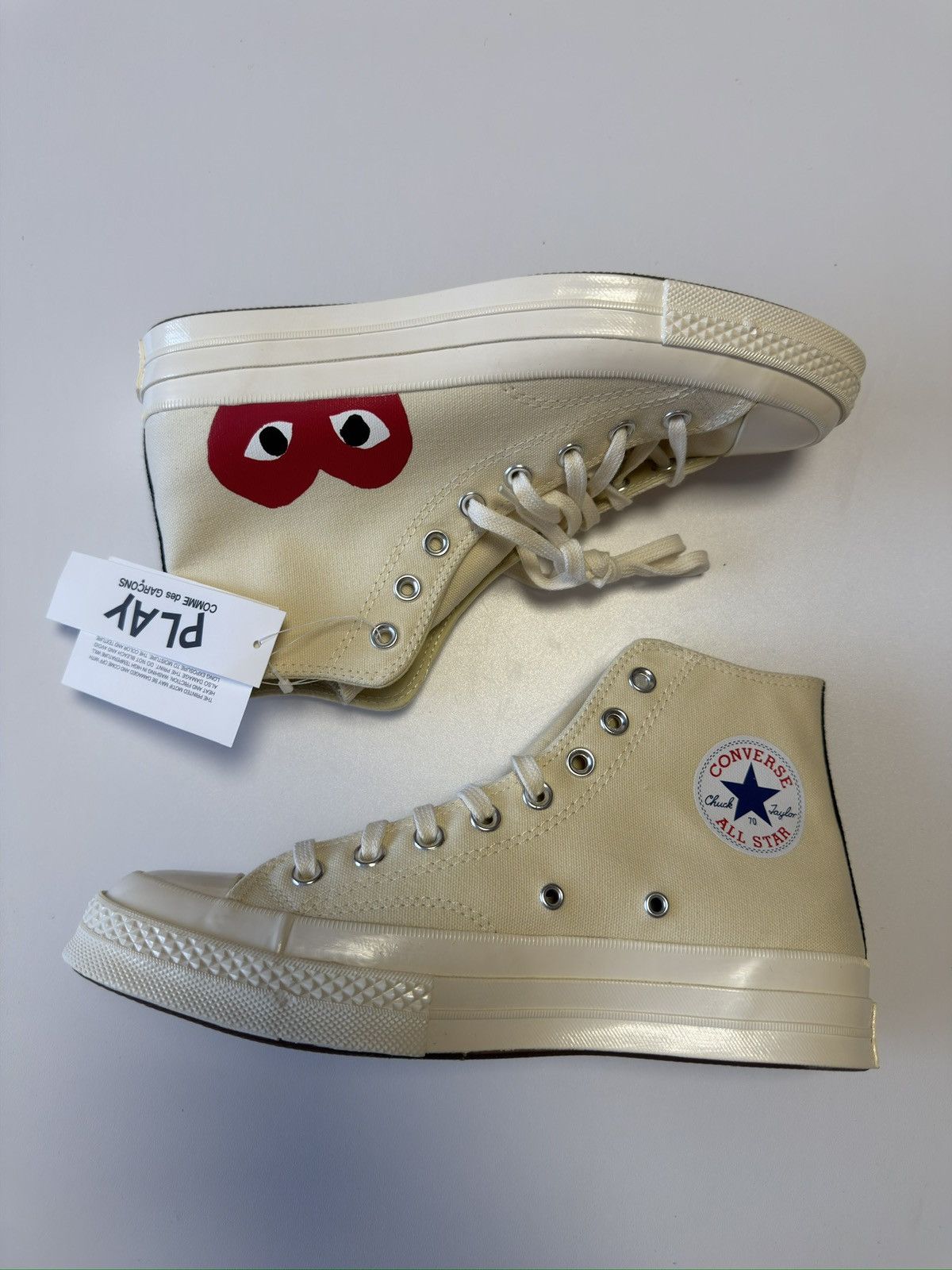 Comme des Garcons PLAY × Converse CONVERSE X COMME DES GARÇONS PLAY CHUCK 70 HI Size US 8 / EU 41 - 2 Thumbnail