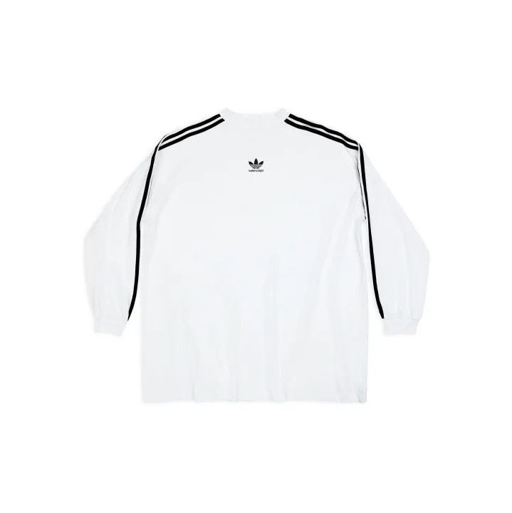 Balenciaga Balenciaga x Adidas Originals Logo Long Sleeve T-Shirt Size US M / EU 48-50 / 2 - 1 Thumbnail