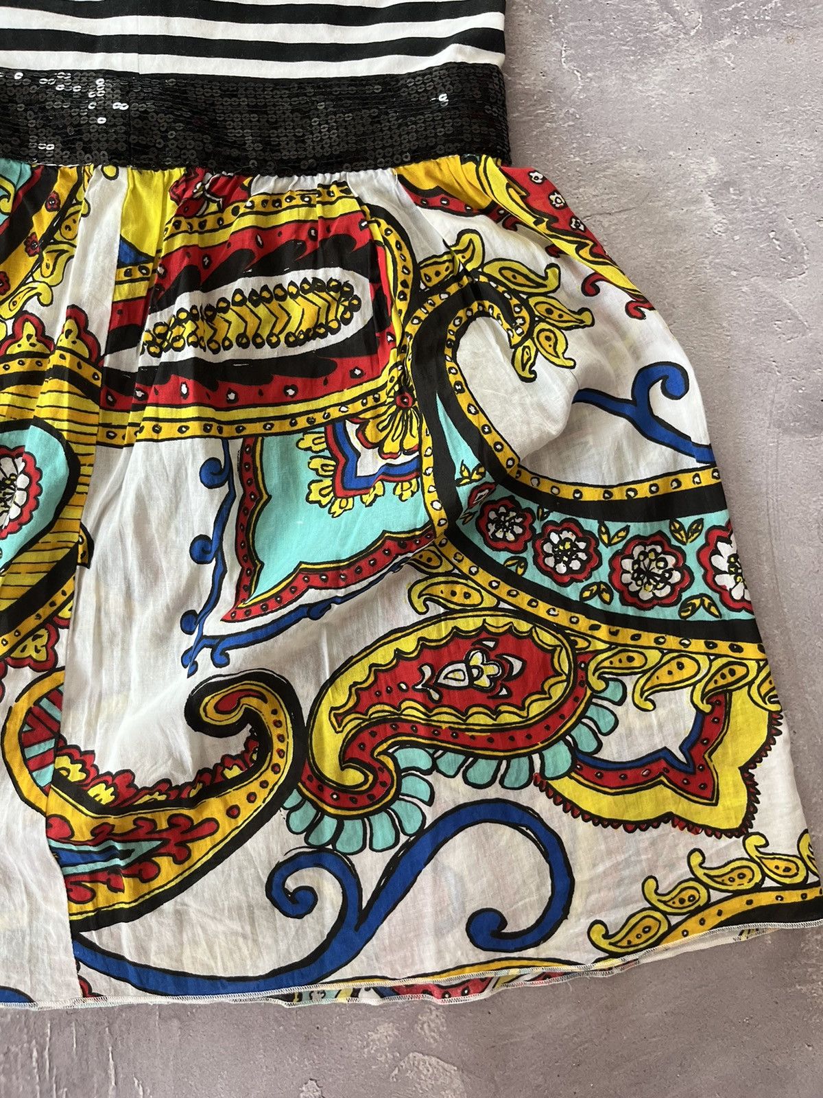 Miss Sixty Miss Sixty Sundress Multicolor Paisley Striped sz XS Size XS / US 0-2 / IT 36-38 - 5 Thumbnail