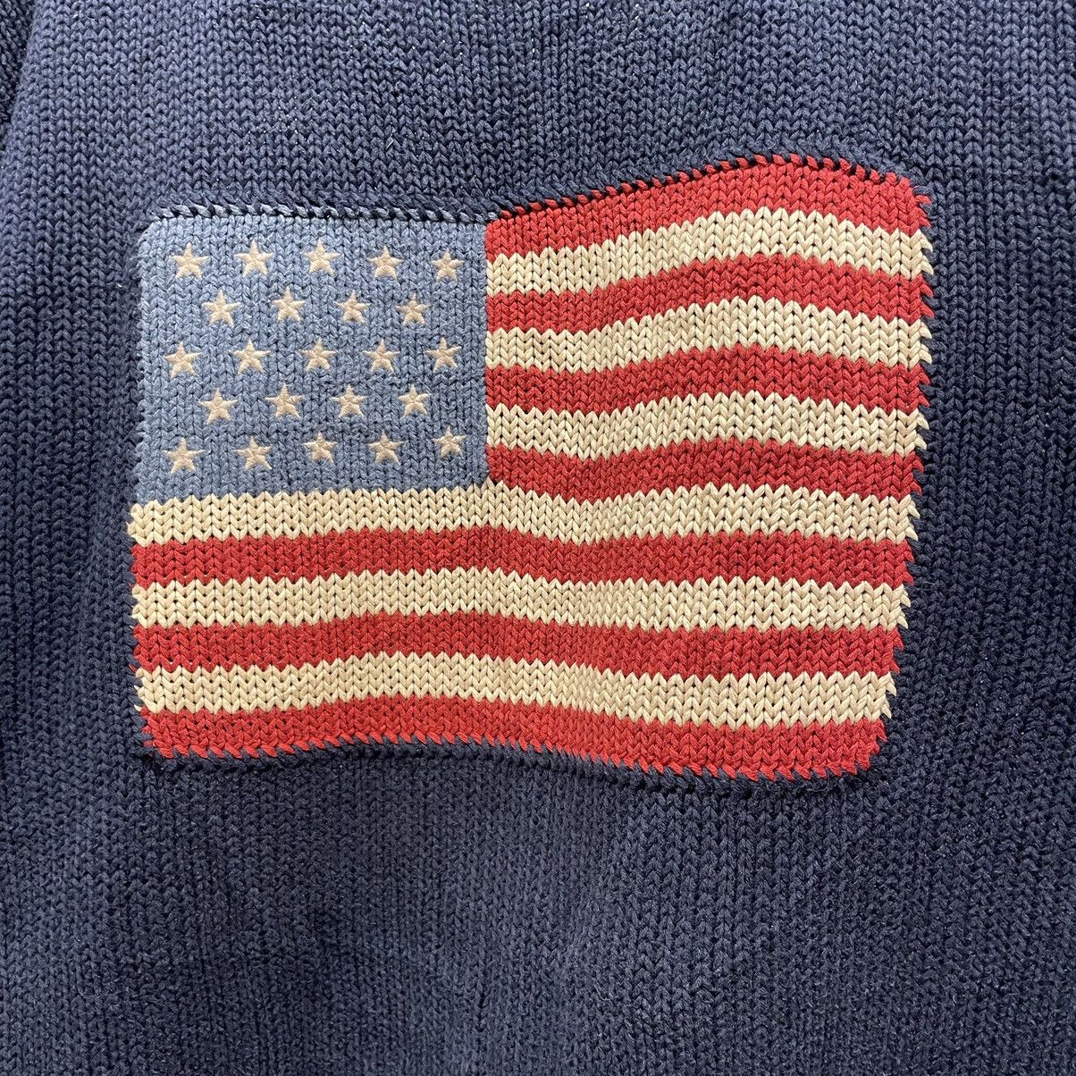 Polo Ralph Lauren Polo Ralph Lauren American Flag Sweater Size US XXL / EU 58 / 5 - 7 Thumbnail