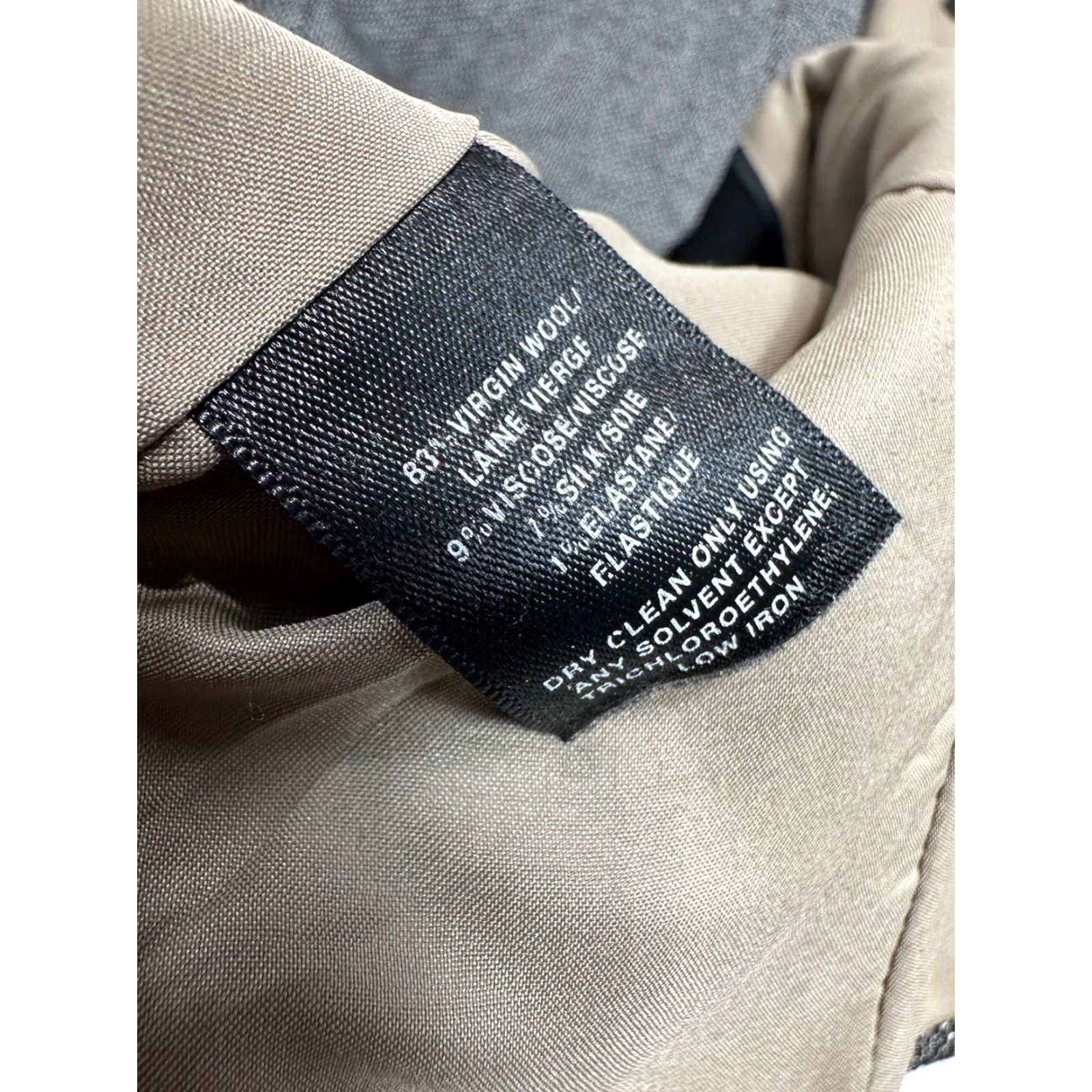 Vintage VINTAGE Lafayette 148 New York Brownish Gray Wool Silk Tweed Suit Jacket Blazer Womens Sz 8 Size M / US 6-8 / IT 42-44 - 7 Thumbnail