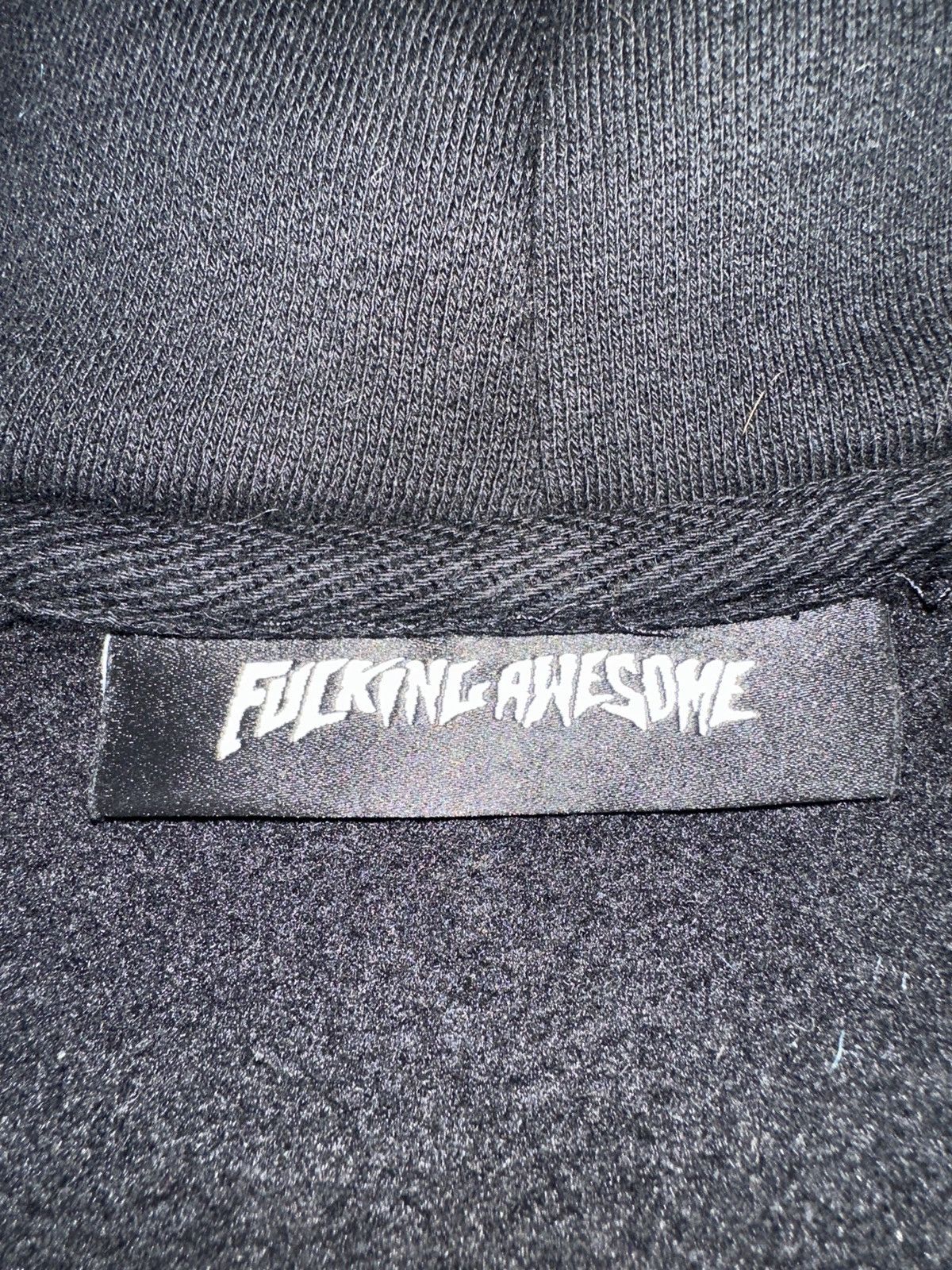 Fucking Awesome Fucking Awesome Black Zip Up Hoodie Size US XL / EU 56 / 4 - 2 Thumbnail