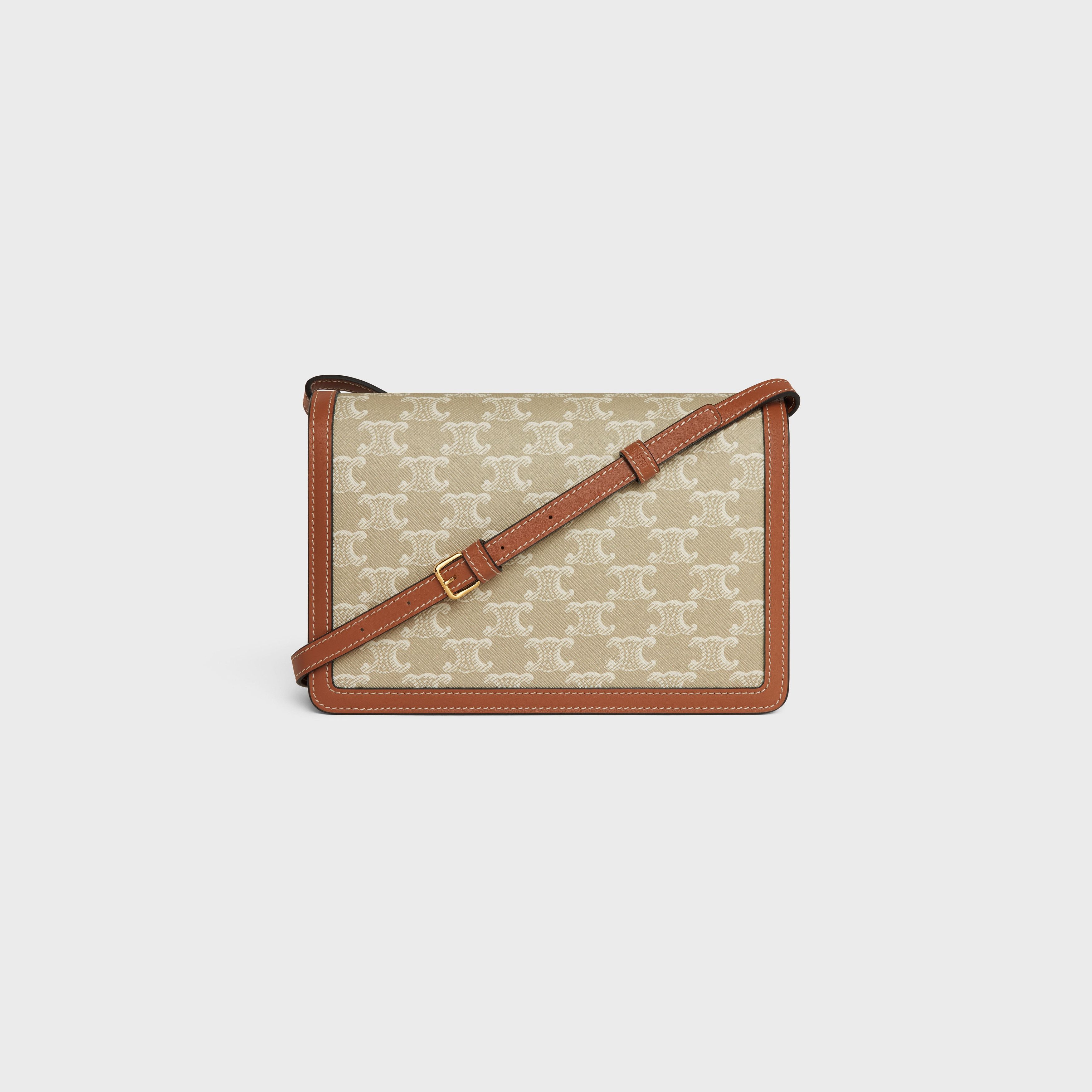Celine o1bcso1str0125 Size: OS / Triomphe Canvas Enveloppe Bag Size ONE SIZE - 3 Thumbnail